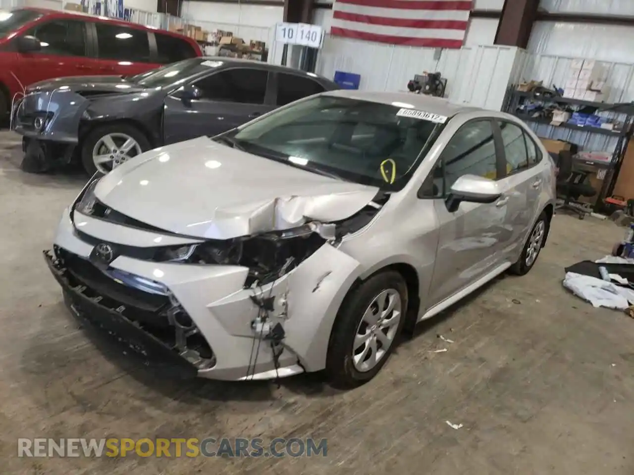 2 Photograph of a damaged car 5YFEPMAE0MP206322 TOYOTA COROLLA 2021