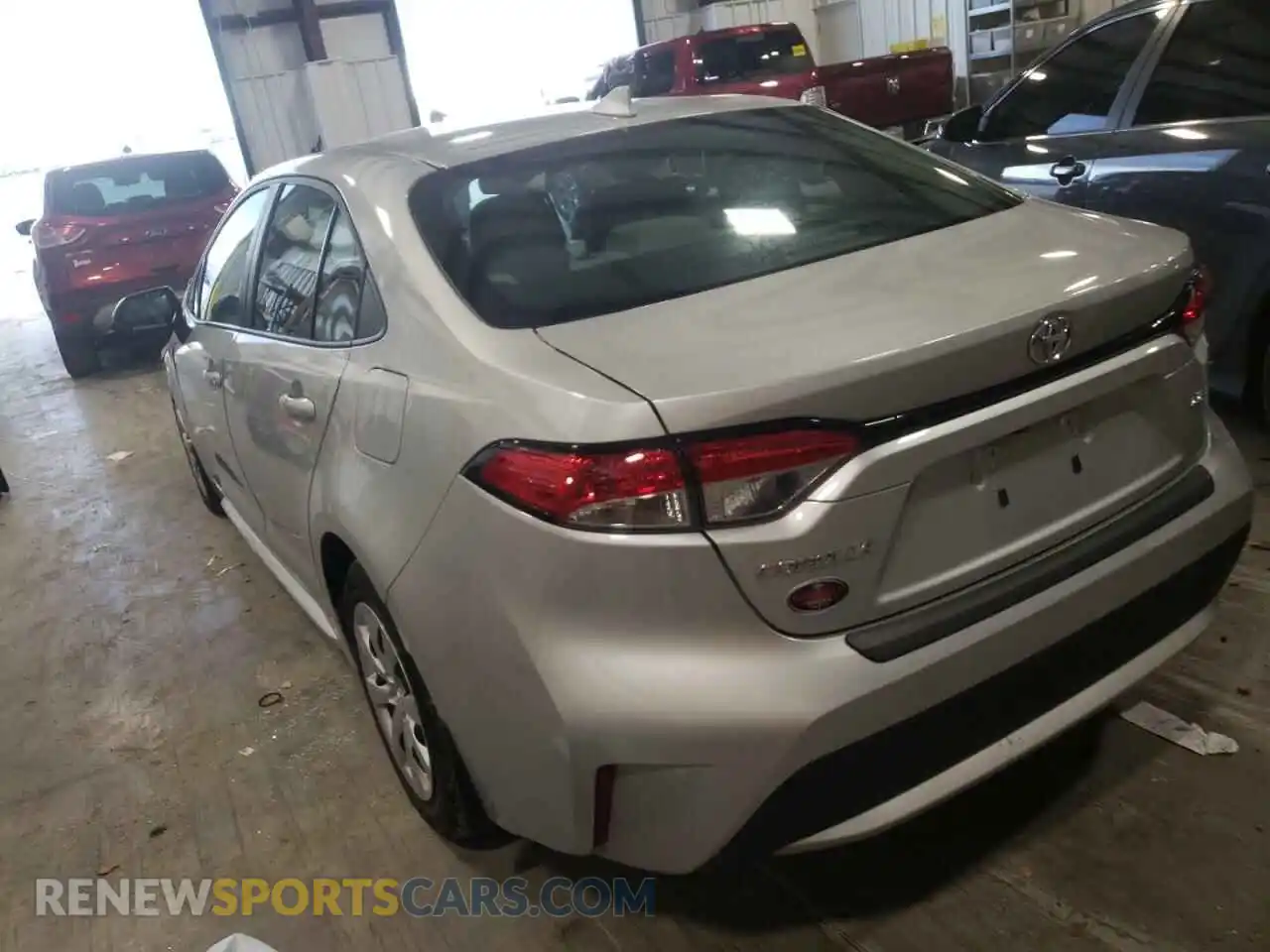 3 Photograph of a damaged car 5YFEPMAE0MP206322 TOYOTA COROLLA 2021