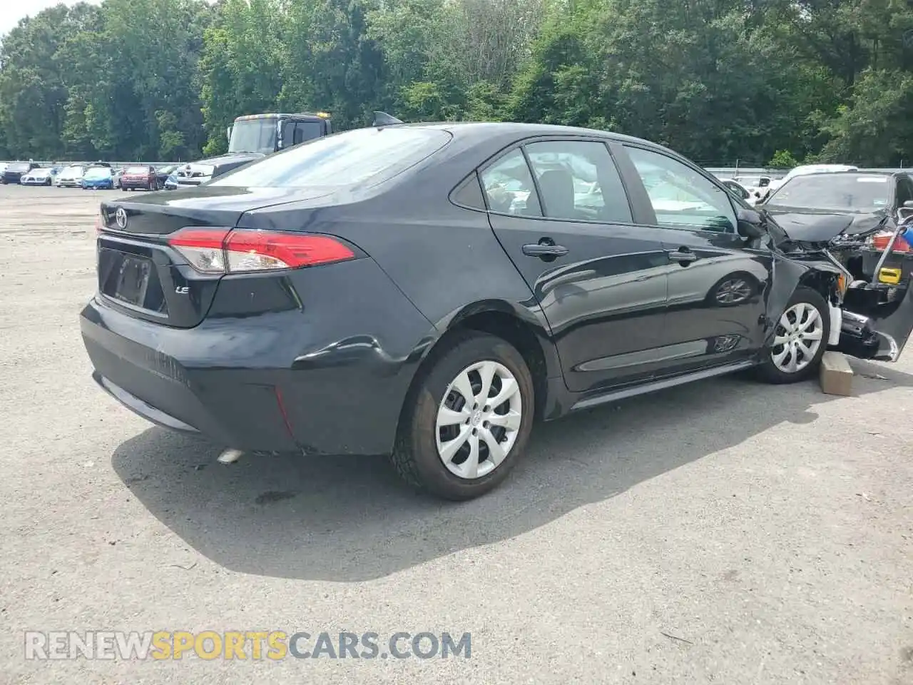 3 Photograph of a damaged car 5YFEPMAE0MP208782 TOYOTA COROLLA 2021