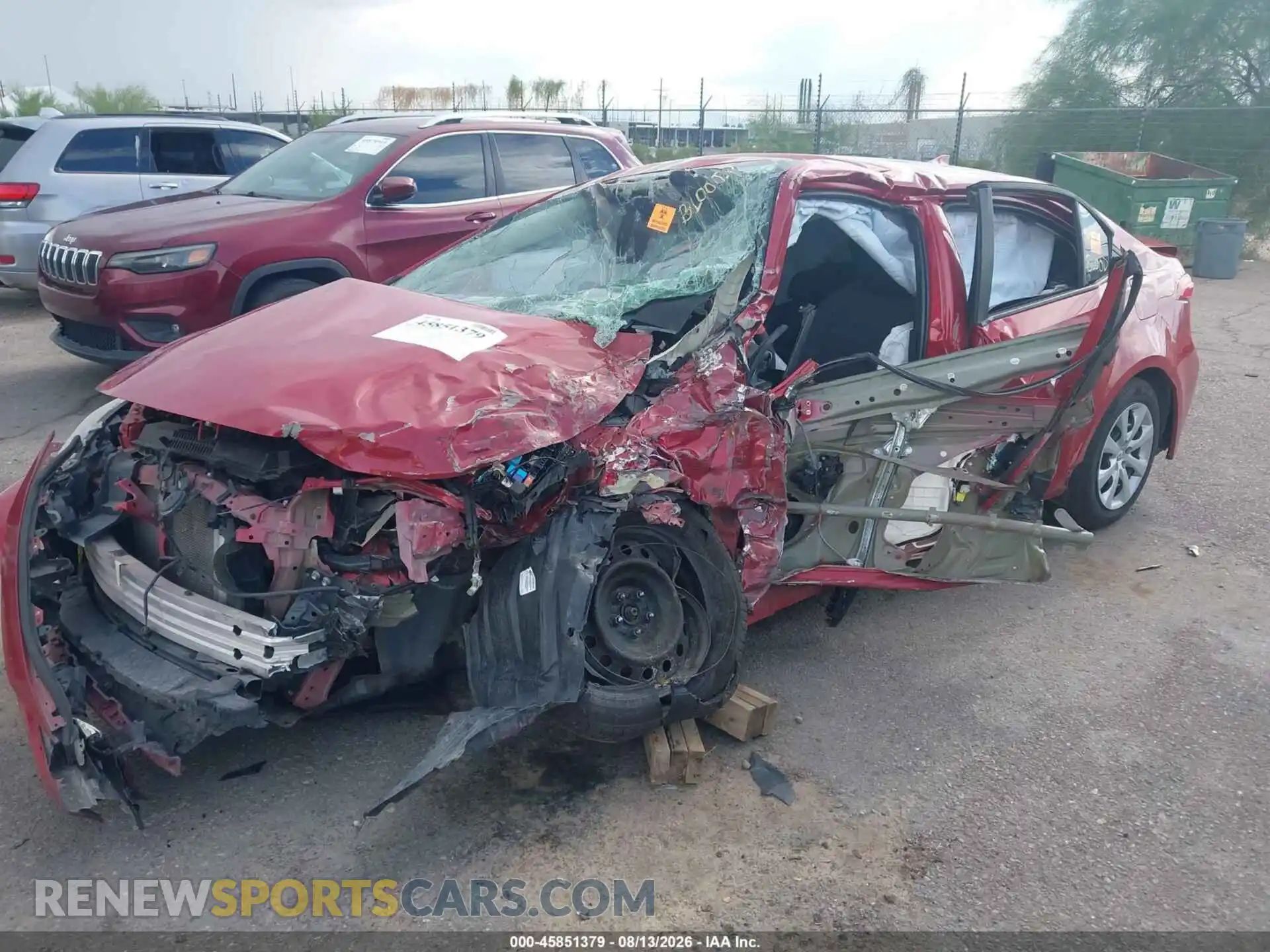 2 Photograph of a damaged car 5YFEPMAE0MP210984 TOYOTA COROLLA 2021