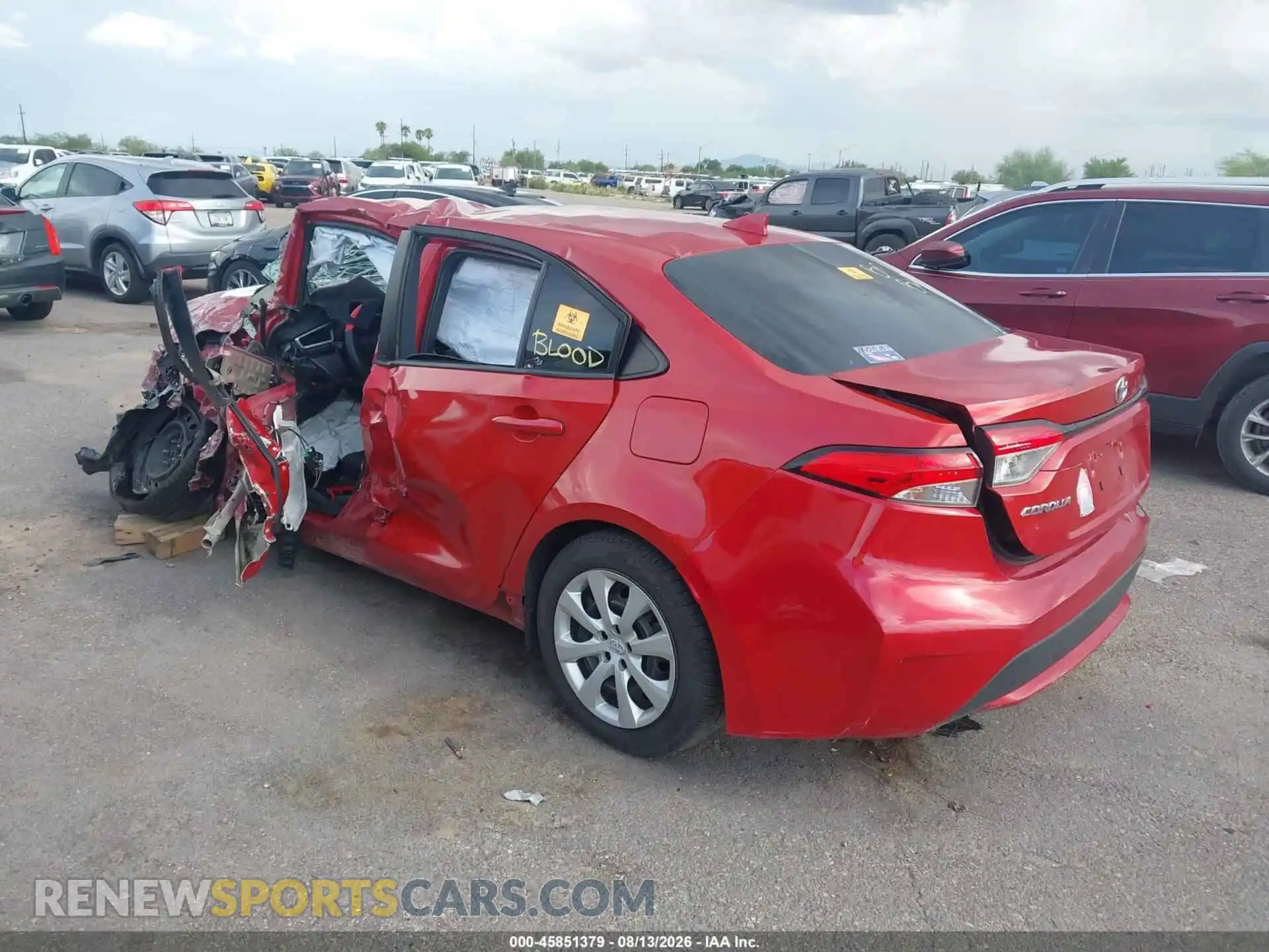 3 Photograph of a damaged car 5YFEPMAE0MP210984 TOYOTA COROLLA 2021