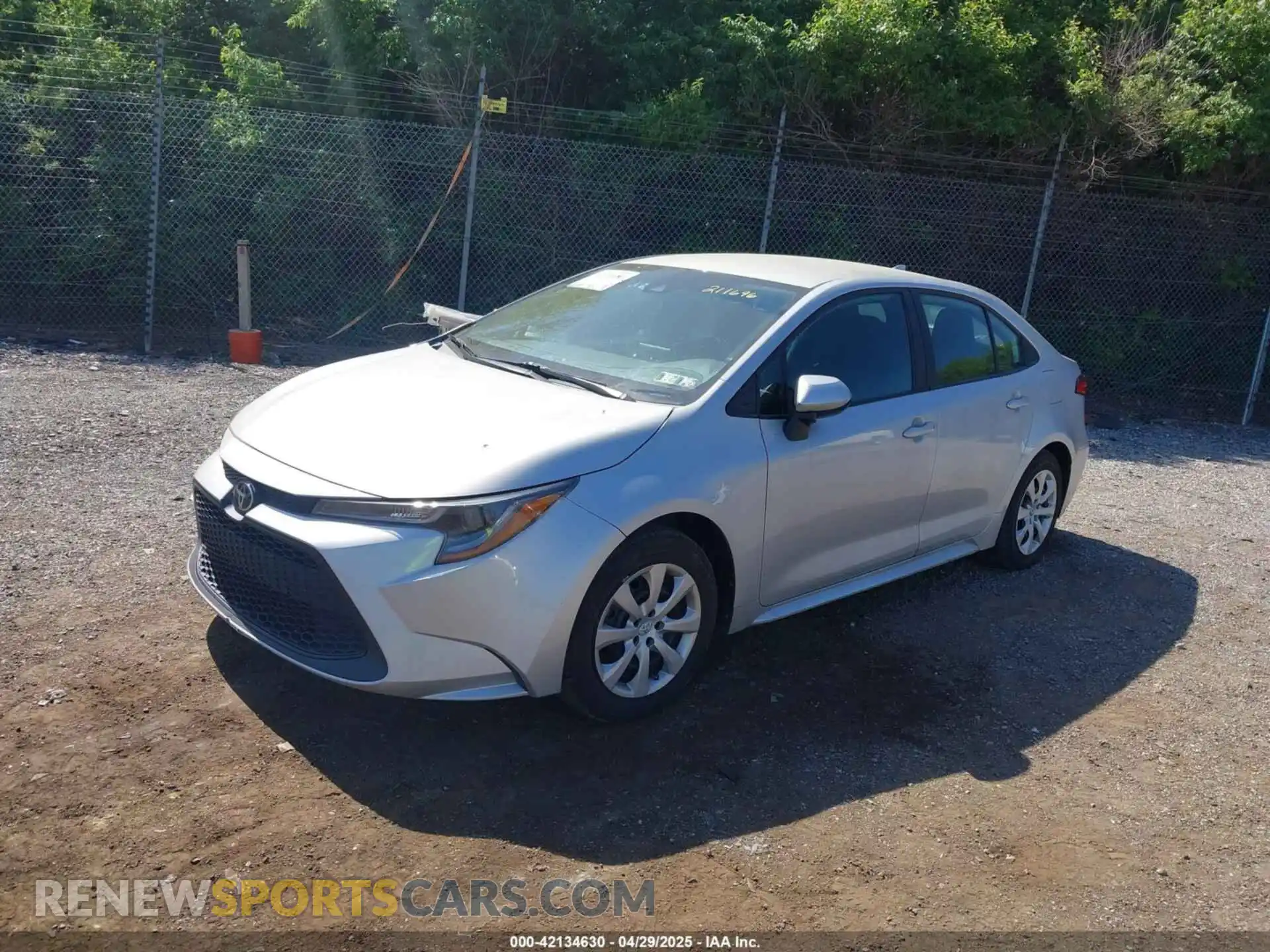 2 Photograph of a damaged car 5YFEPMAE0MP211696 TOYOTA COROLLA 2021