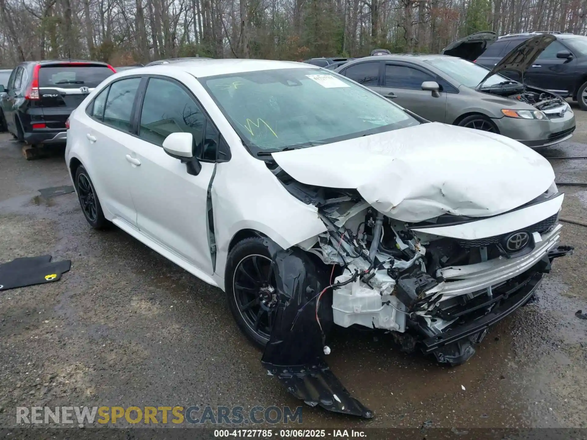 1 Photograph of a damaged car 5YFEPMAE0MP213433 TOYOTA COROLLA 2021