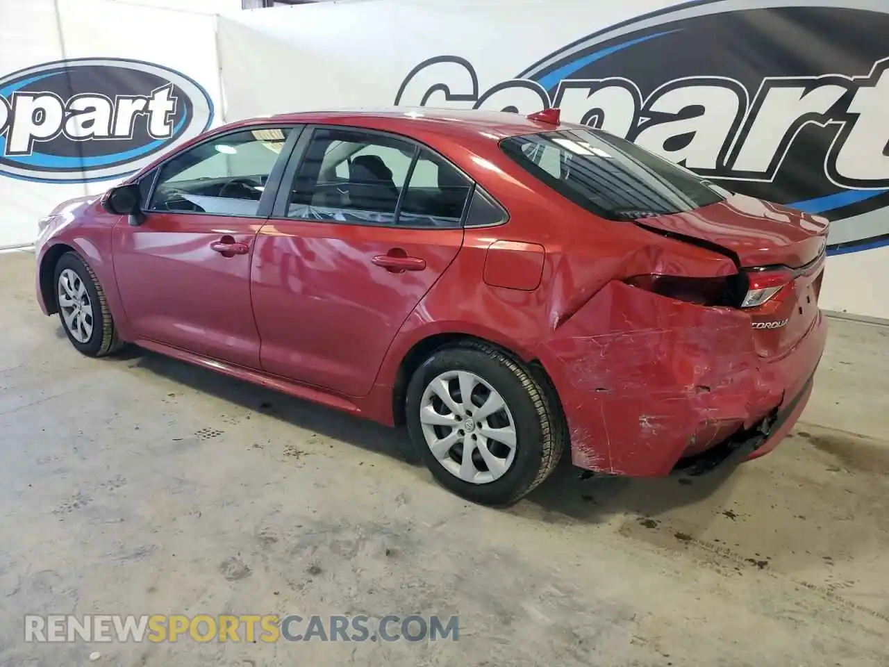 2 Photograph of a damaged car 5YFEPMAE0MP215084 TOYOTA COROLLA 2021