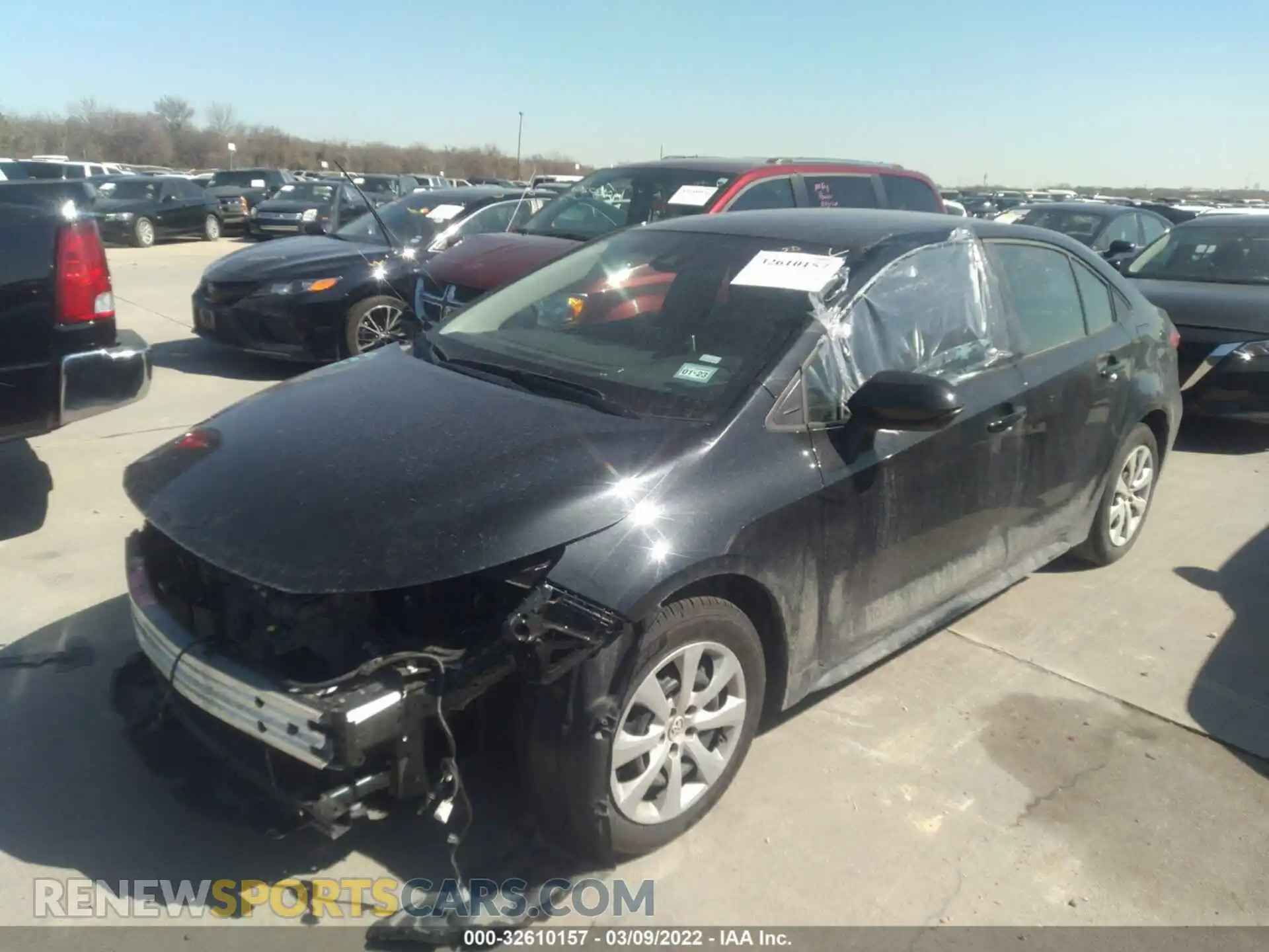 2 Photograph of a damaged car 5YFEPMAE0MP215263 TOYOTA COROLLA 2021