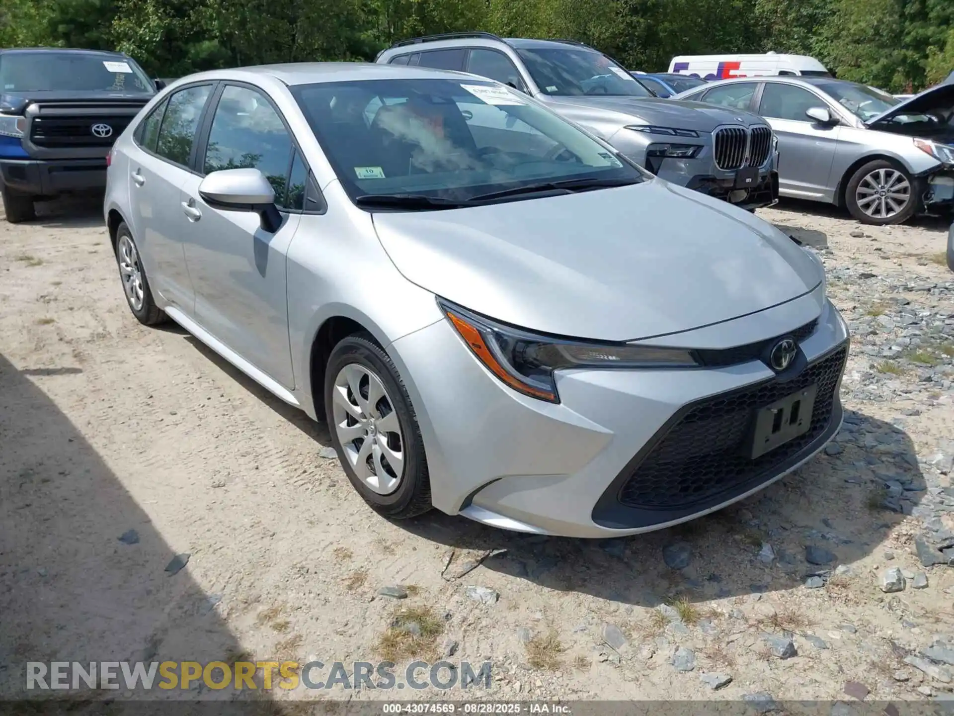 1 Photograph of a damaged car 5YFEPMAE0MP215344 TOYOTA COROLLA 2021