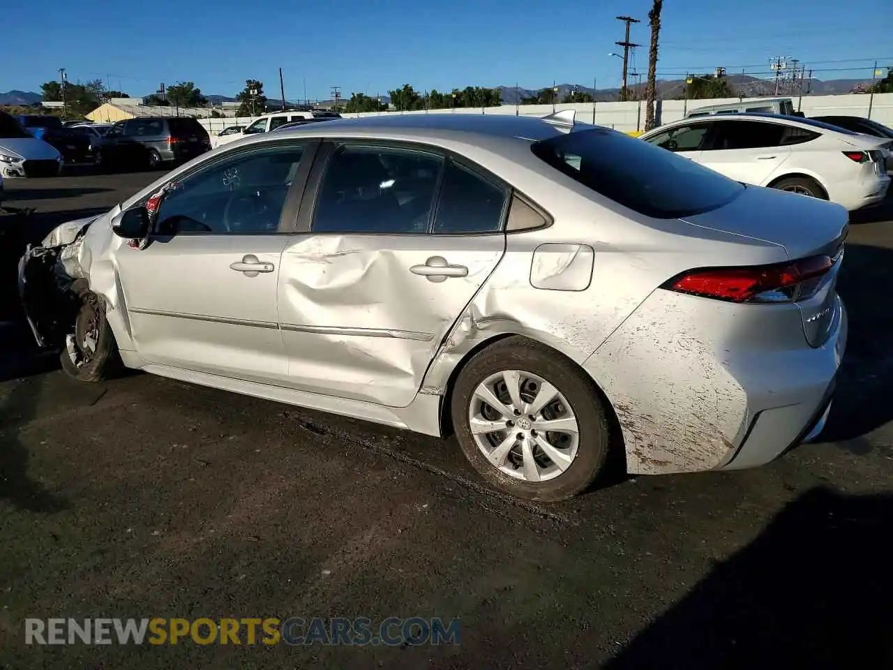 2 Photograph of a damaged car 5YFEPMAE0MP217532 TOYOTA COROLLA 2021