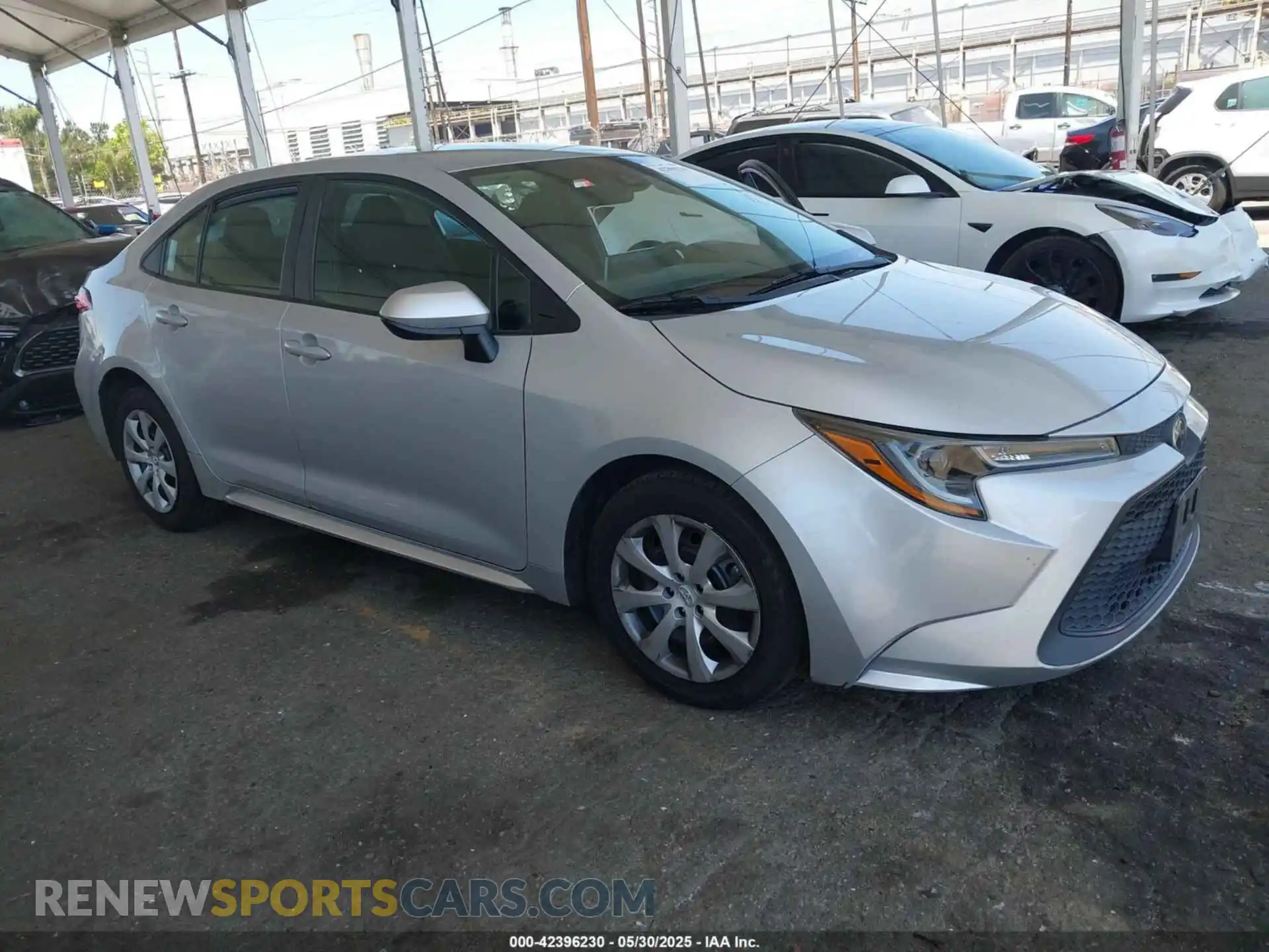 1 Photograph of a damaged car 5YFEPMAE0MP218499 TOYOTA COROLLA 2021