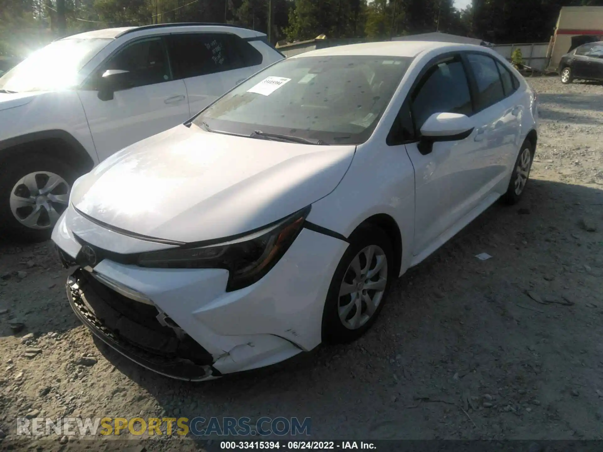 2 Photograph of a damaged car 5YFEPMAE0MP218776 TOYOTA COROLLA 2021