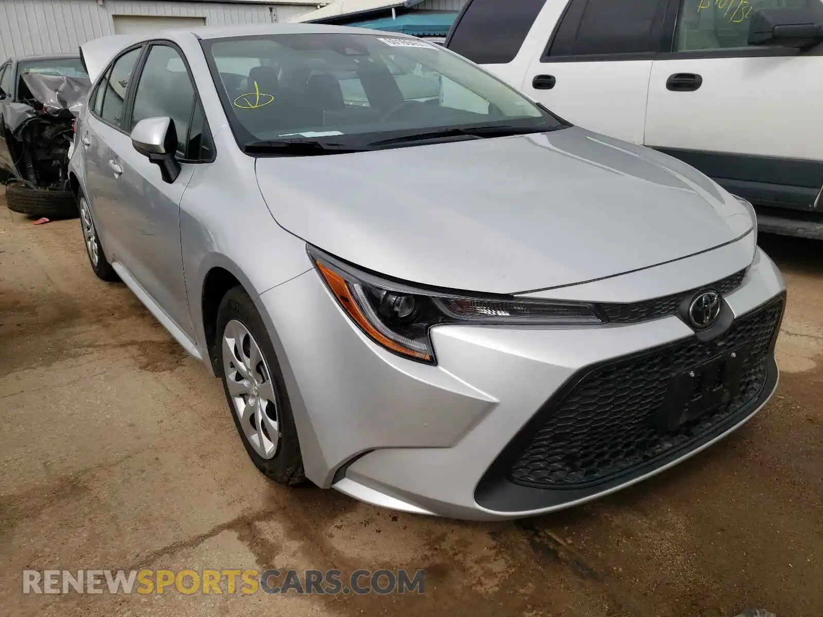 1 Photograph of a damaged car 5YFEPMAE0MP222391 TOYOTA COROLLA 2021