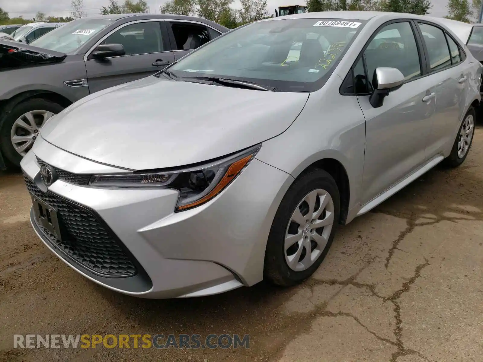 2 Photograph of a damaged car 5YFEPMAE0MP222391 TOYOTA COROLLA 2021