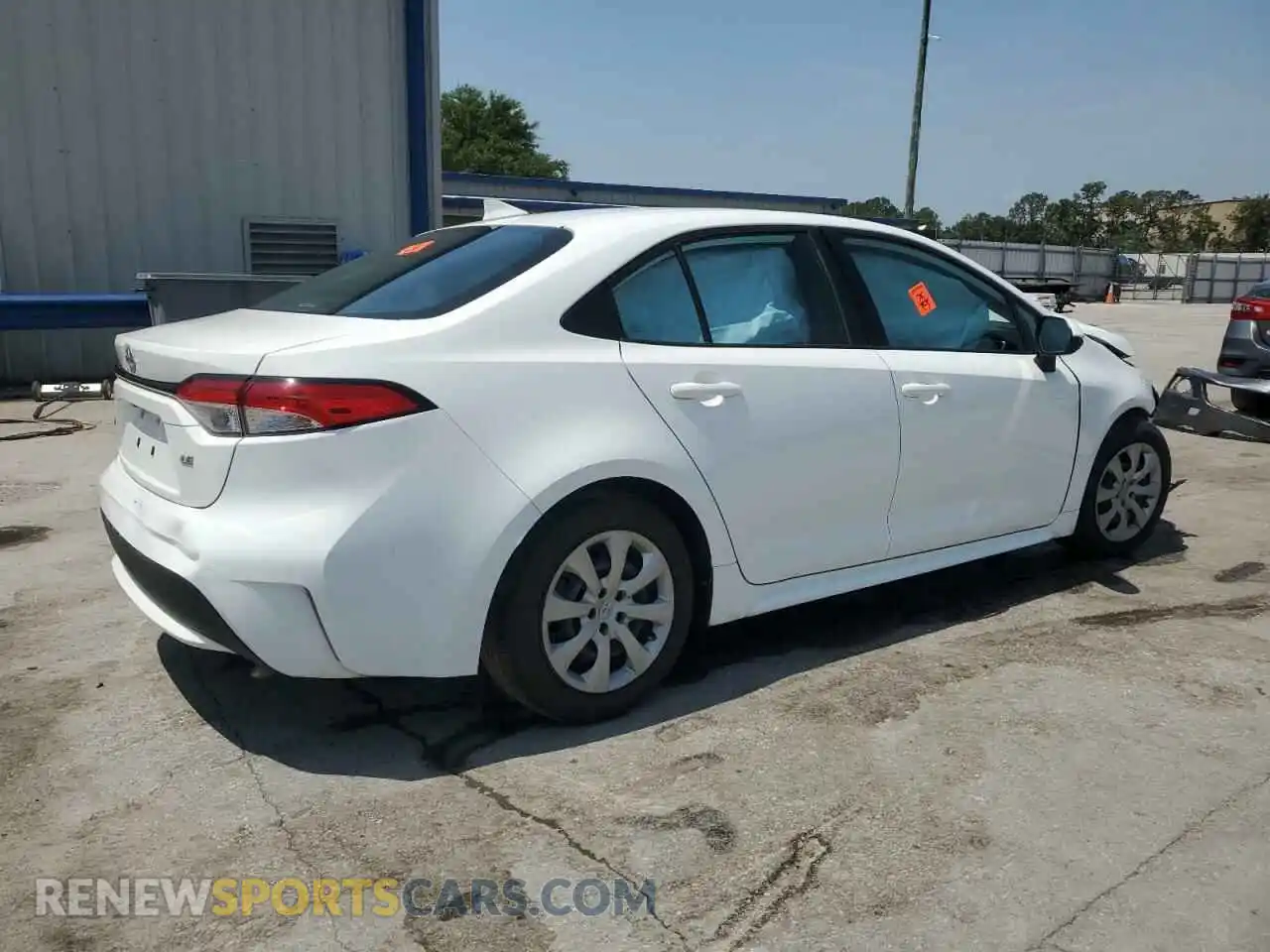 3 fotografías del automóvil dañado 5YFEPMAE0MP223380 TOYOTA COROLLA 2021