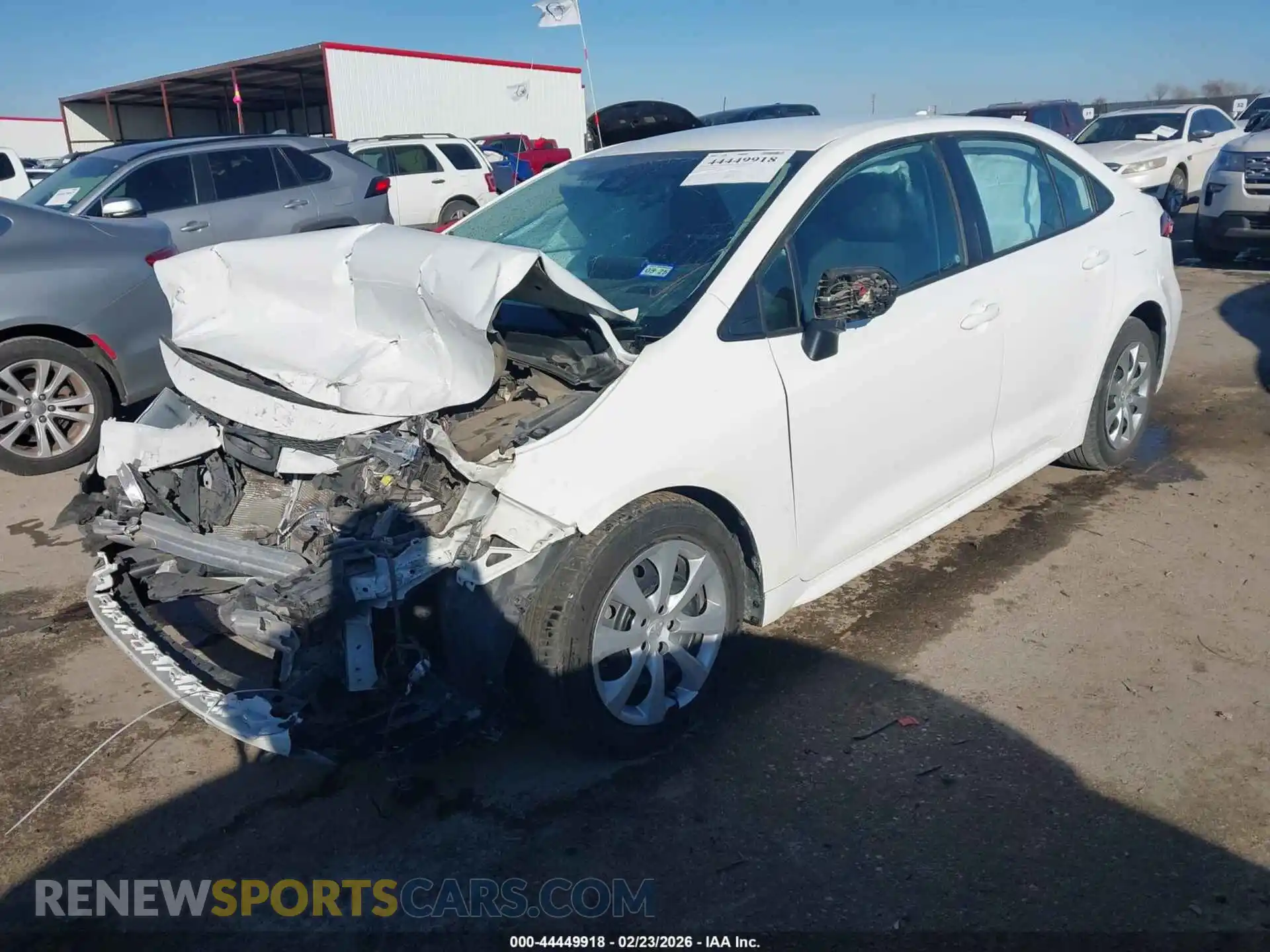 2 Photograph of a damaged car 5YFEPMAE0MP223525 TOYOTA COROLLA 2021