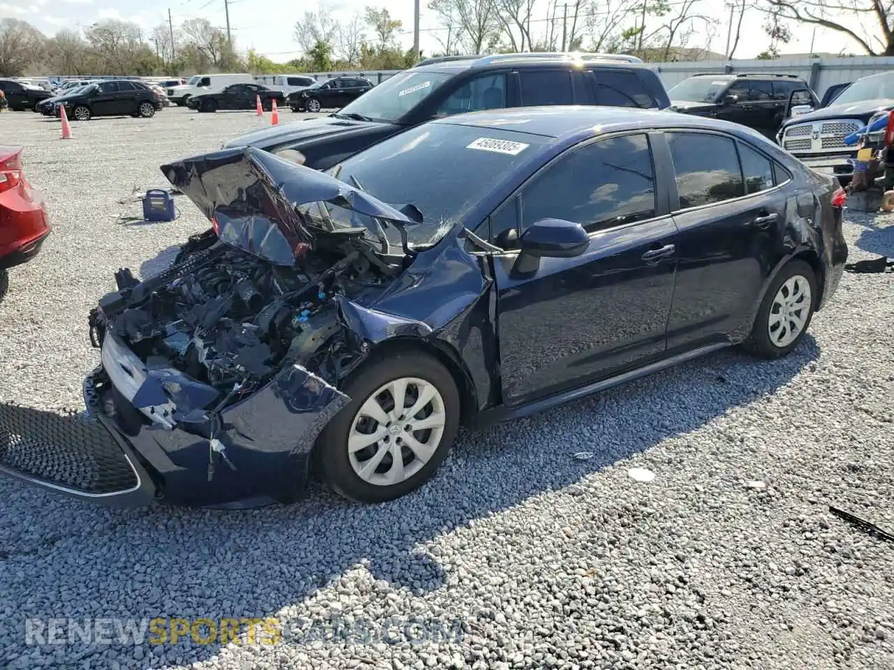 1 Photograph of a damaged car 5YFEPMAE0MP225193 TOYOTA COROLLA 2021