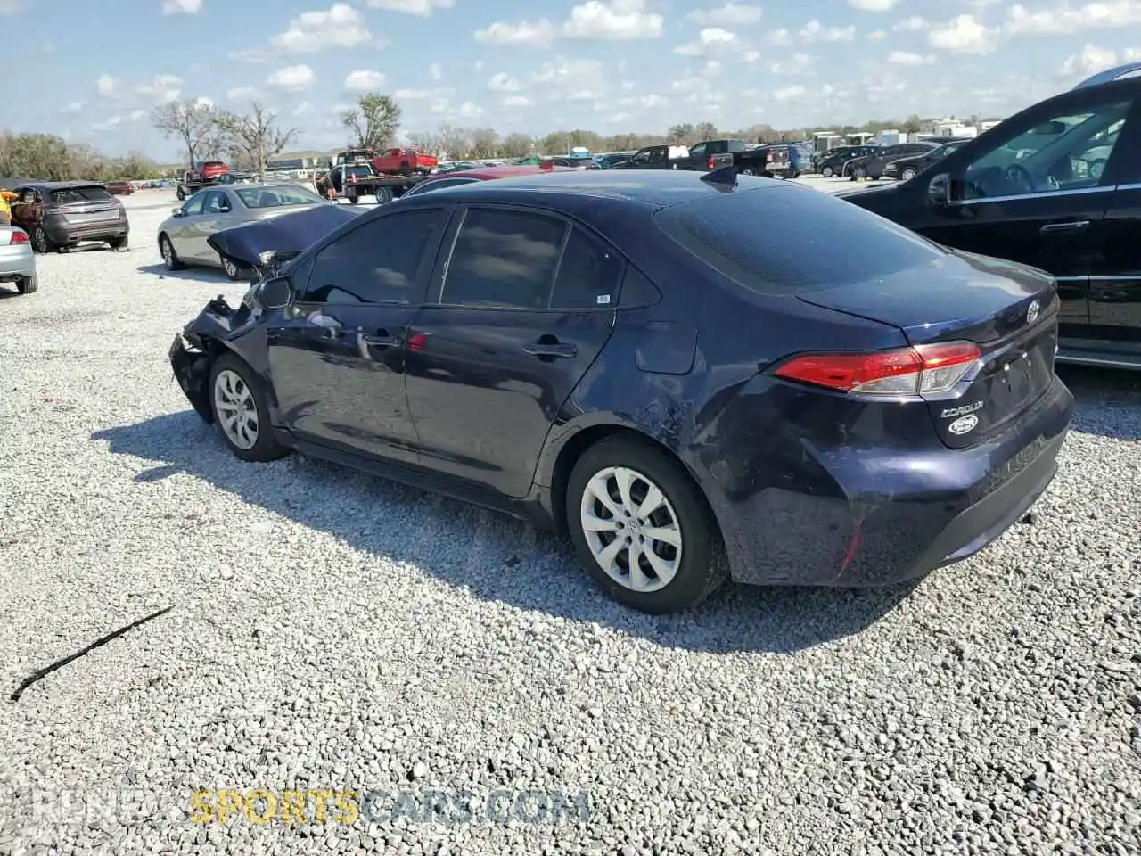 2 Photograph of a damaged car 5YFEPMAE0MP225193 TOYOTA COROLLA 2021