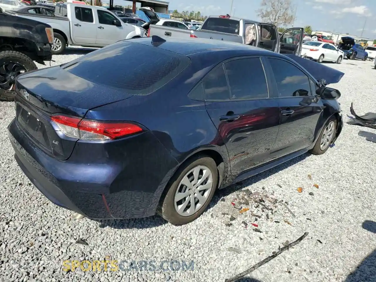 3 Photograph of a damaged car 5YFEPMAE0MP225193 TOYOTA COROLLA 2021