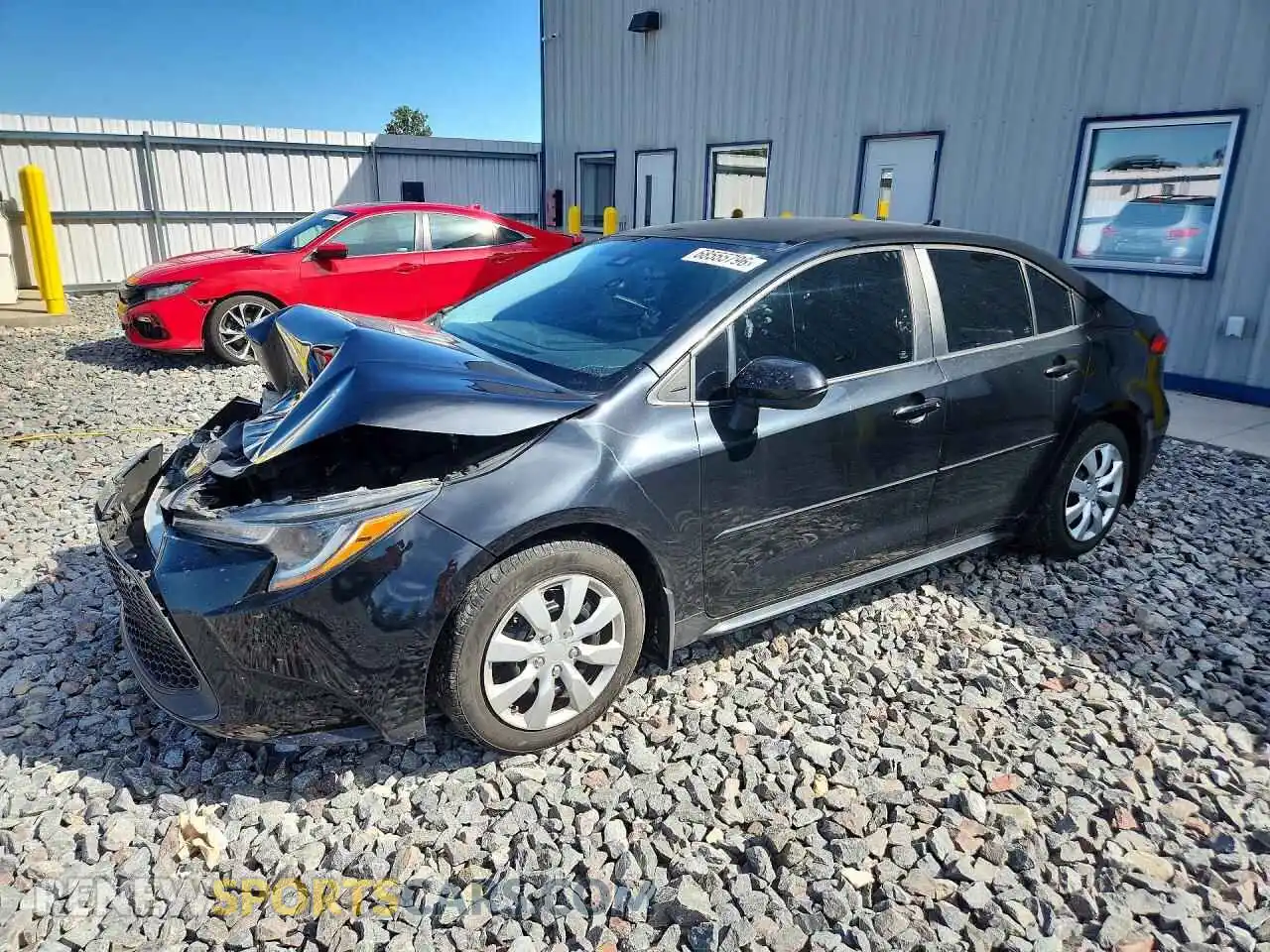 1 fotografías del automóvil dañado 5YFEPMAE0MP225243 TOYOTA COROLLA 2021