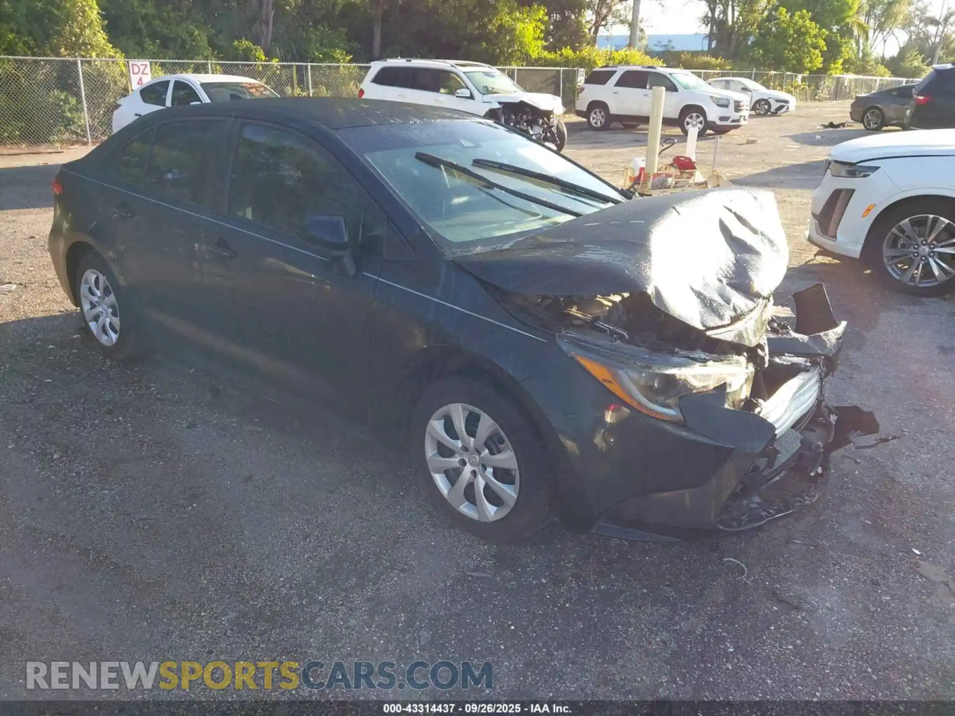 1 Photograph of a damaged car 5YFEPMAE0MP225601 TOYOTA COROLLA 2021