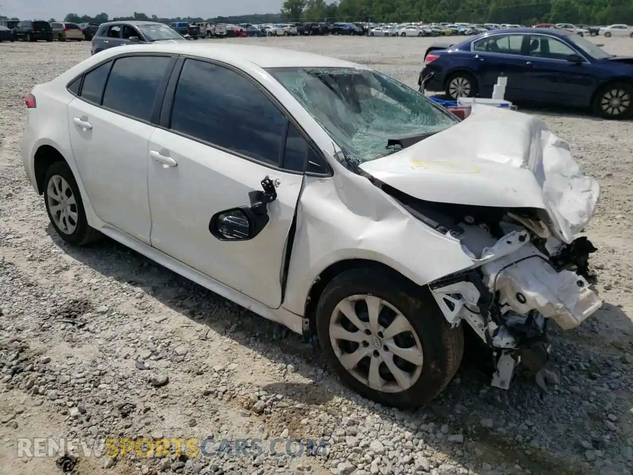 1 Photograph of a damaged car 5YFEPMAE0MP226974 TOYOTA COROLLA 2021