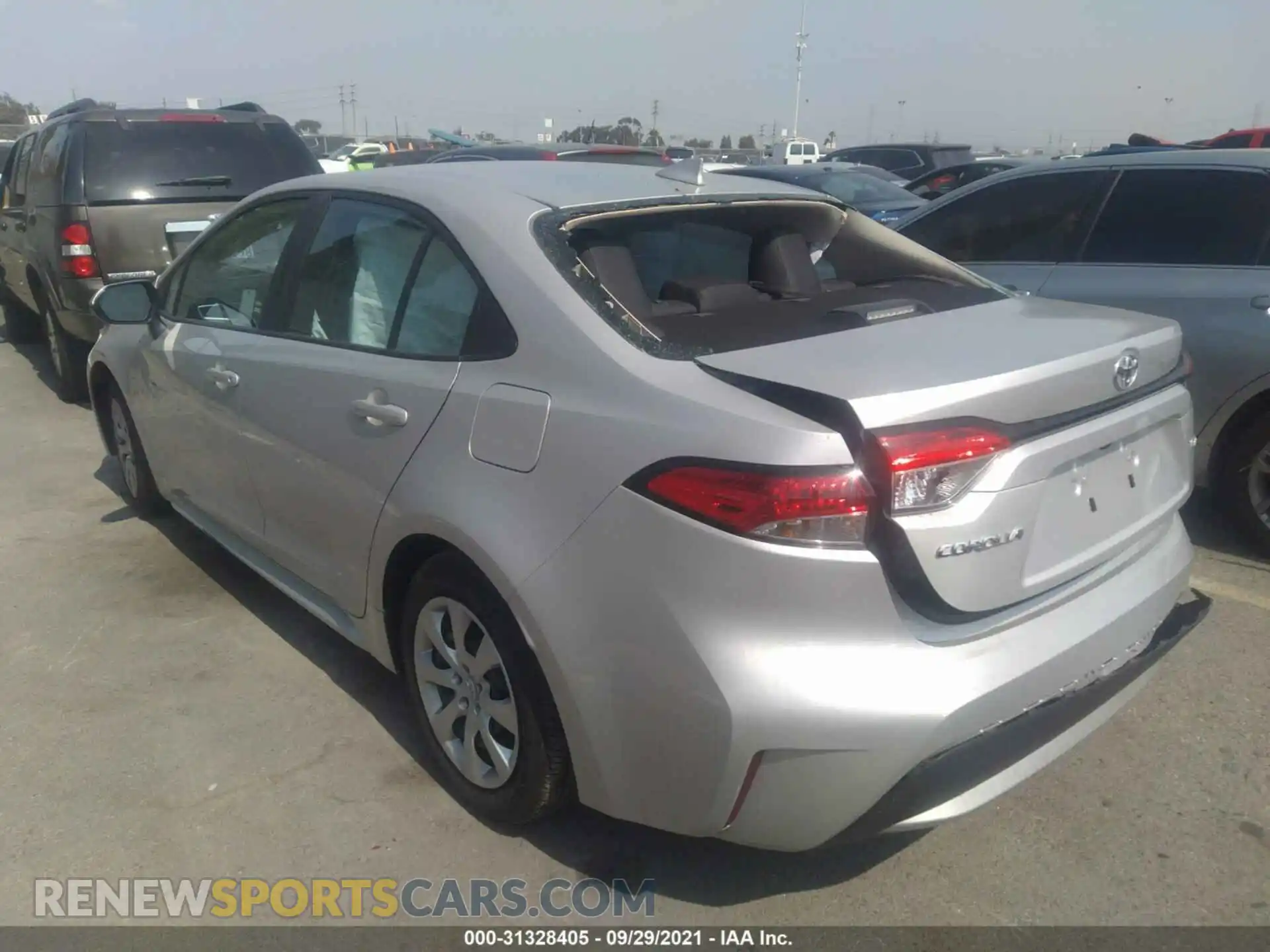 3 Photograph of a damaged car 5YFEPMAE0MP227770 TOYOTA COROLLA 2021