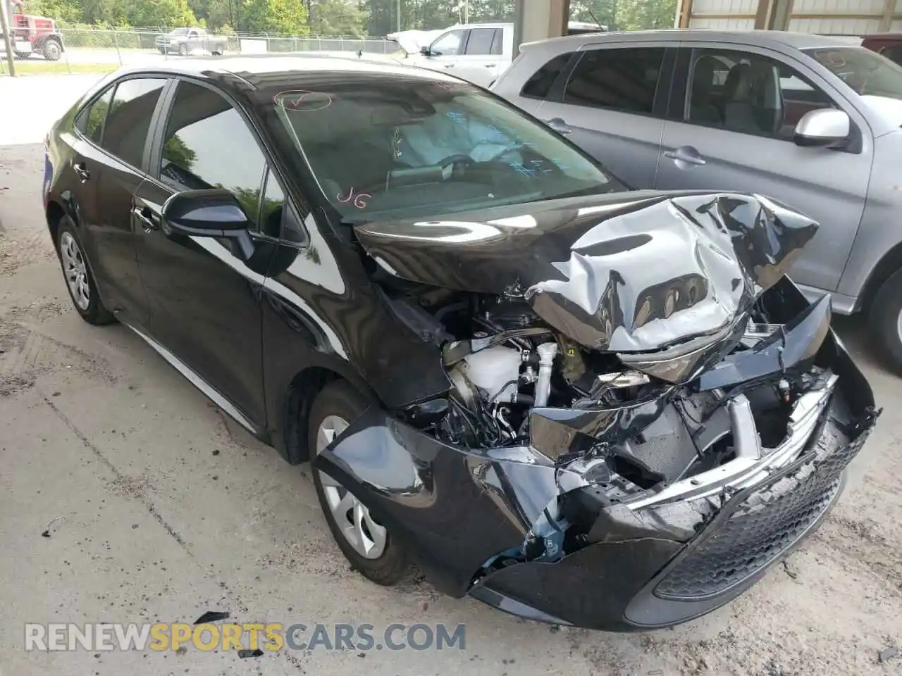 1 fotografías del automóvil dañado 5YFEPMAE0MP229924 TOYOTA COROLLA 2021