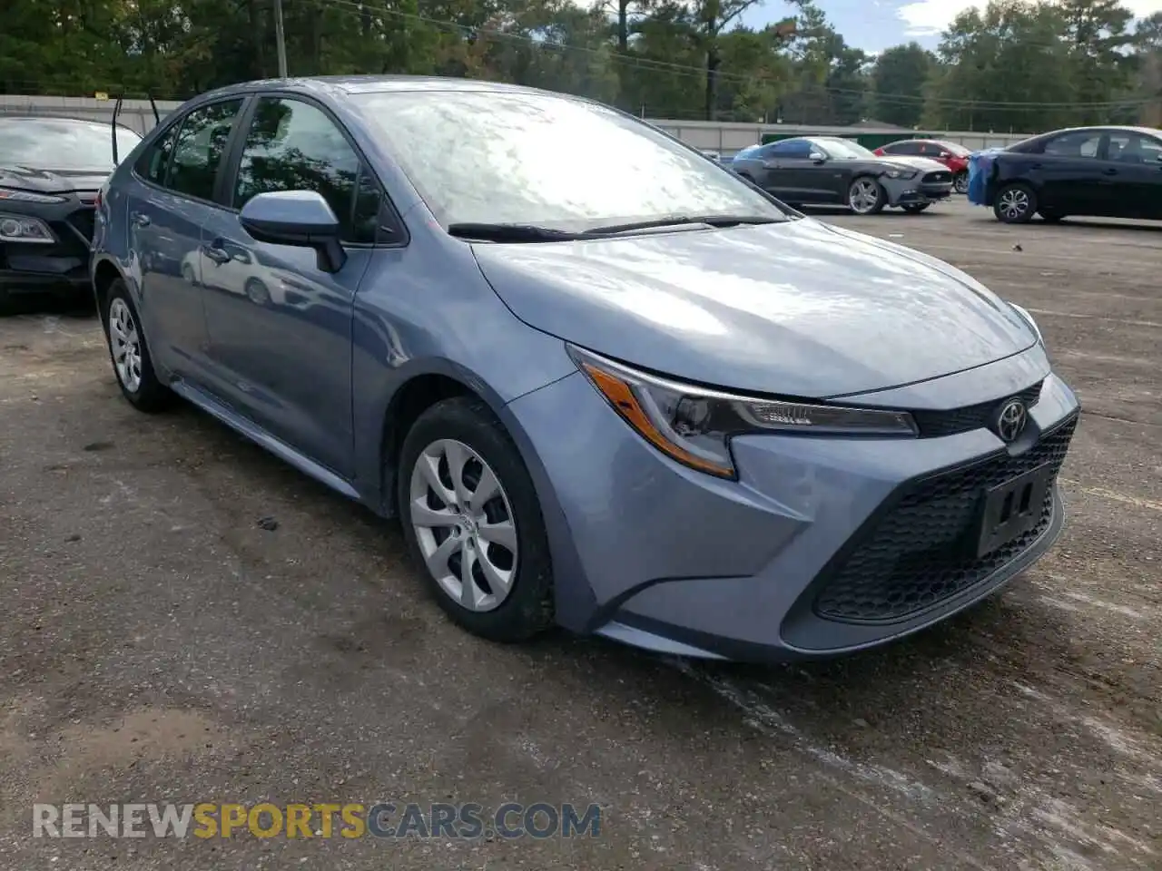1 Photograph of a damaged car 5YFEPMAE0MP232922 TOYOTA COROLLA 2021