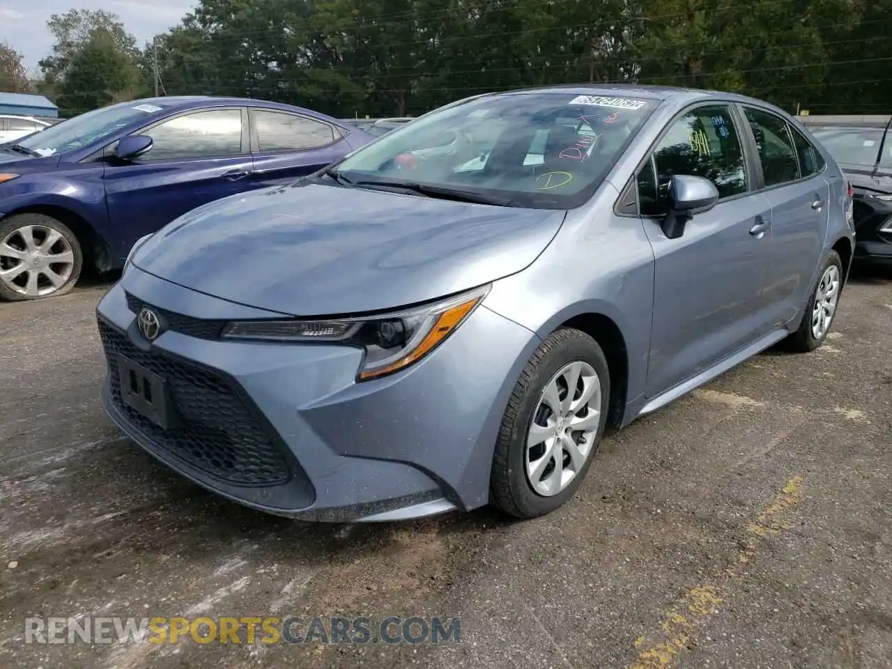 2 Photograph of a damaged car 5YFEPMAE0MP232922 TOYOTA COROLLA 2021