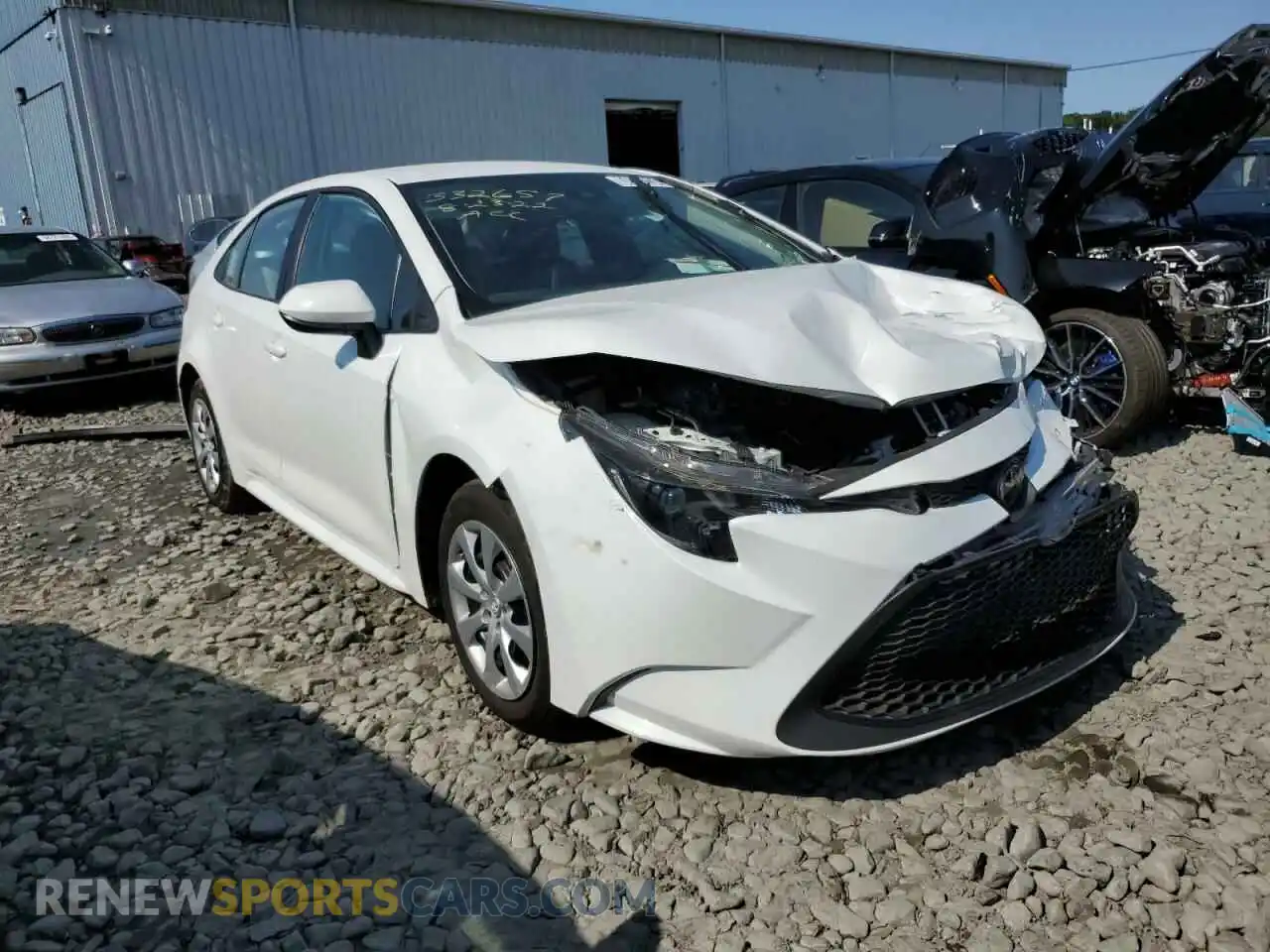1 Photograph of a damaged car 5YFEPMAE0MP233083 TOYOTA COROLLA 2021