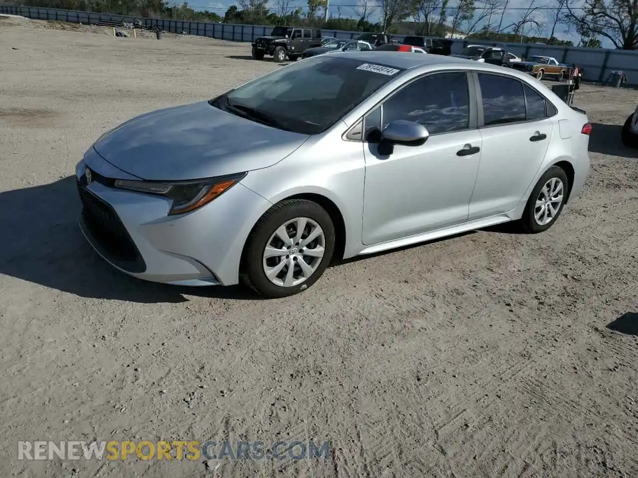 1 Photograph of a damaged car 5YFEPMAE0MP235819 TOYOTA COROLLA 2021