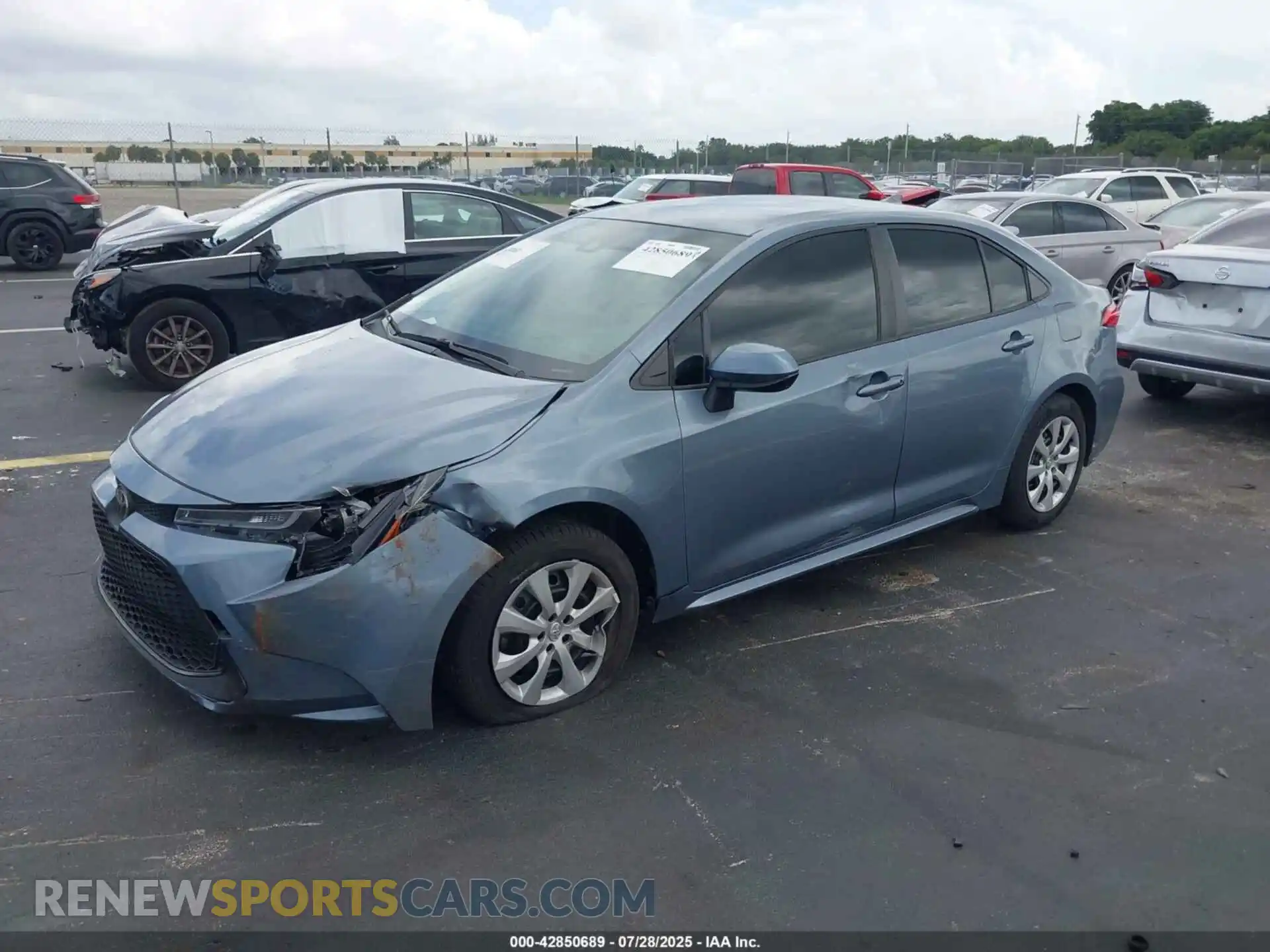 2 Photograph of a damaged car 5YFEPMAE0MP236341 TOYOTA COROLLA 2021