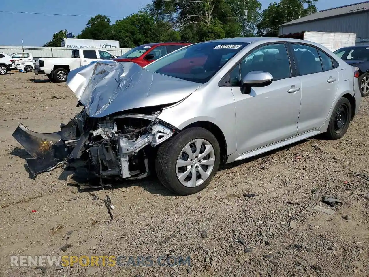1 Фотография поврежденного автомобиля 5YFEPMAE0MP236713 TOYOTA COROLLA 2021