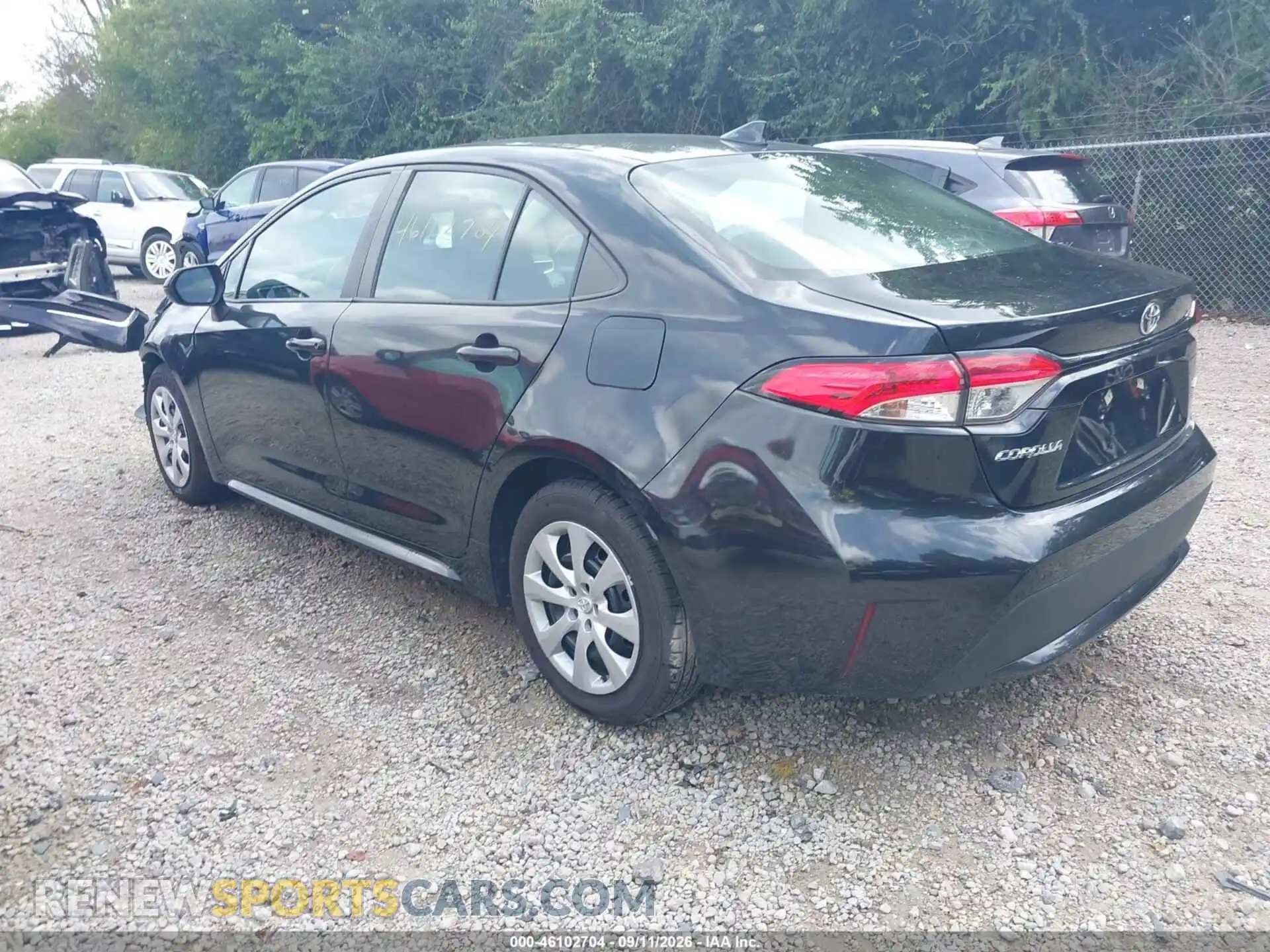 3 Фотография поврежденного автомобиля 5YFEPMAE0MP237537 TOYOTA COROLLA 2021
