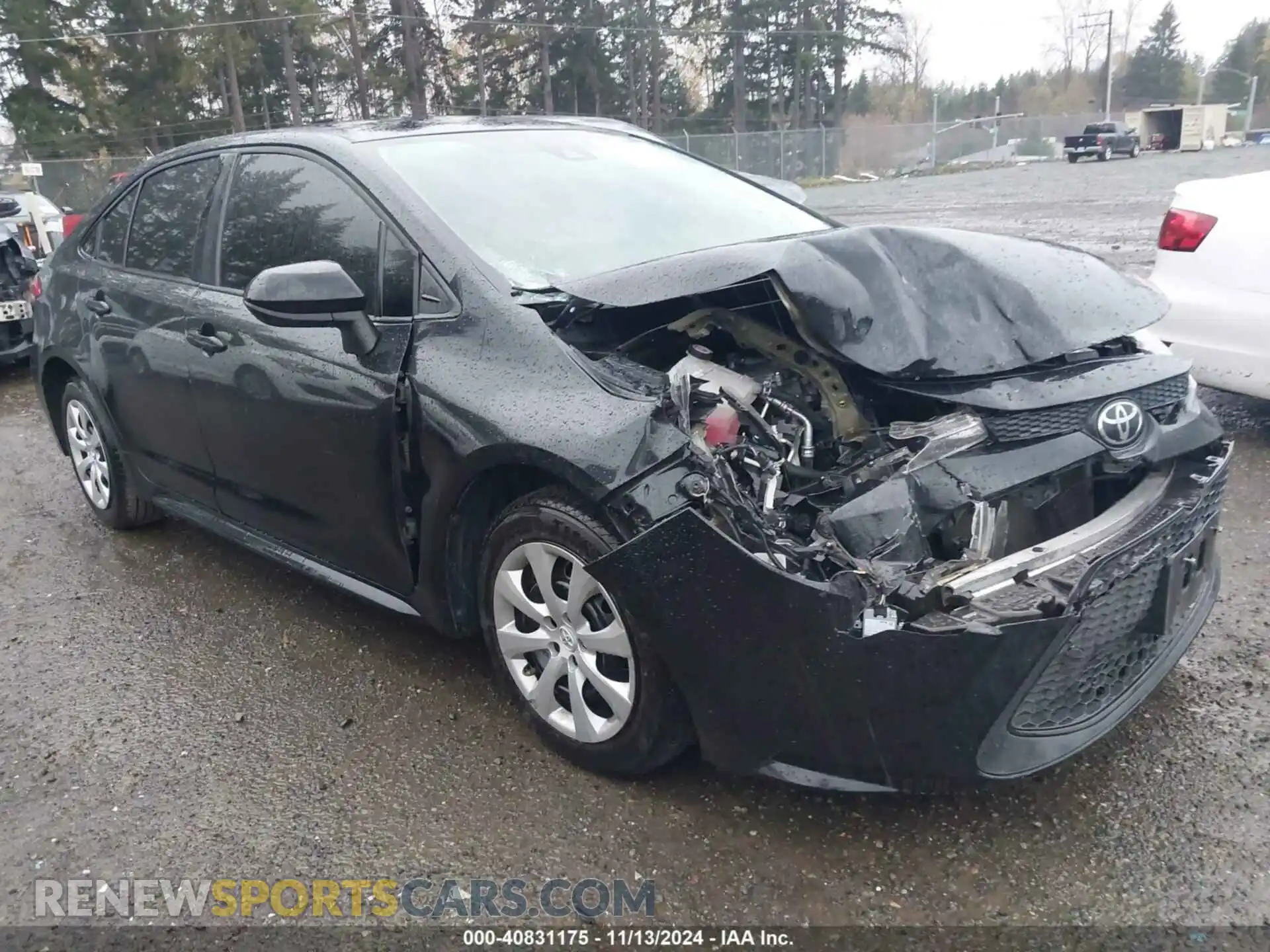 1 Фотография поврежденного автомобиля 5YFEPMAE0MP237649 TOYOTA COROLLA 2021