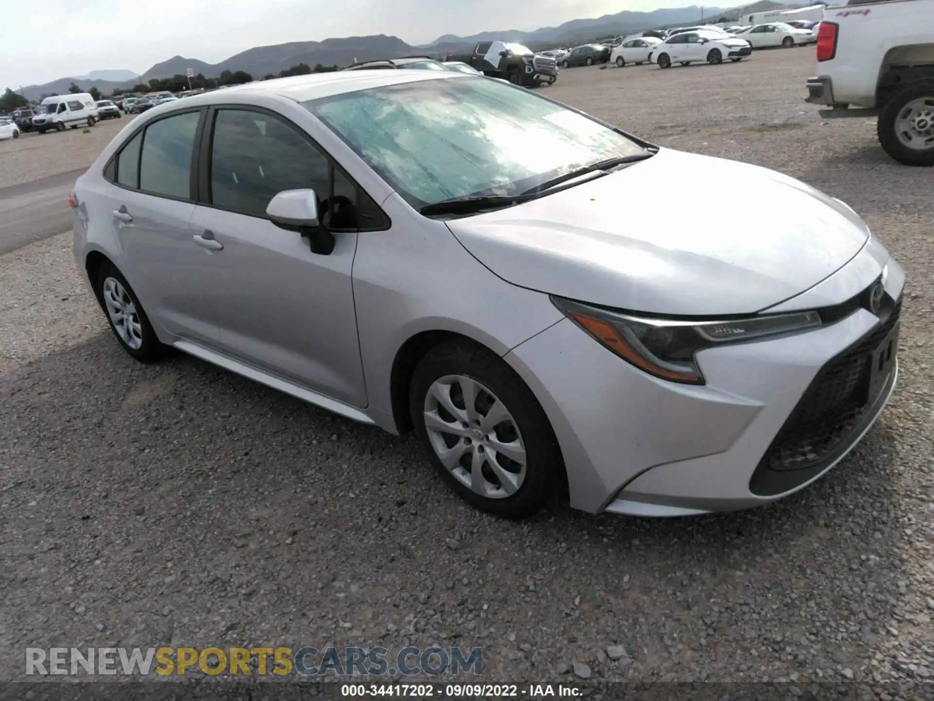 1 Photograph of a damaged car 5YFEPMAE0MP242706 TOYOTA COROLLA 2021