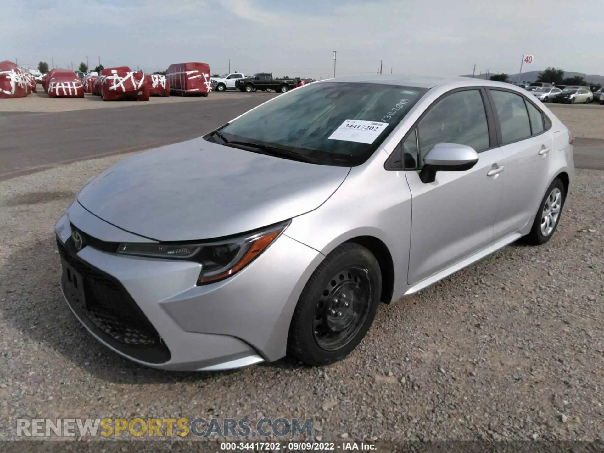 2 Photograph of a damaged car 5YFEPMAE0MP242706 TOYOTA COROLLA 2021