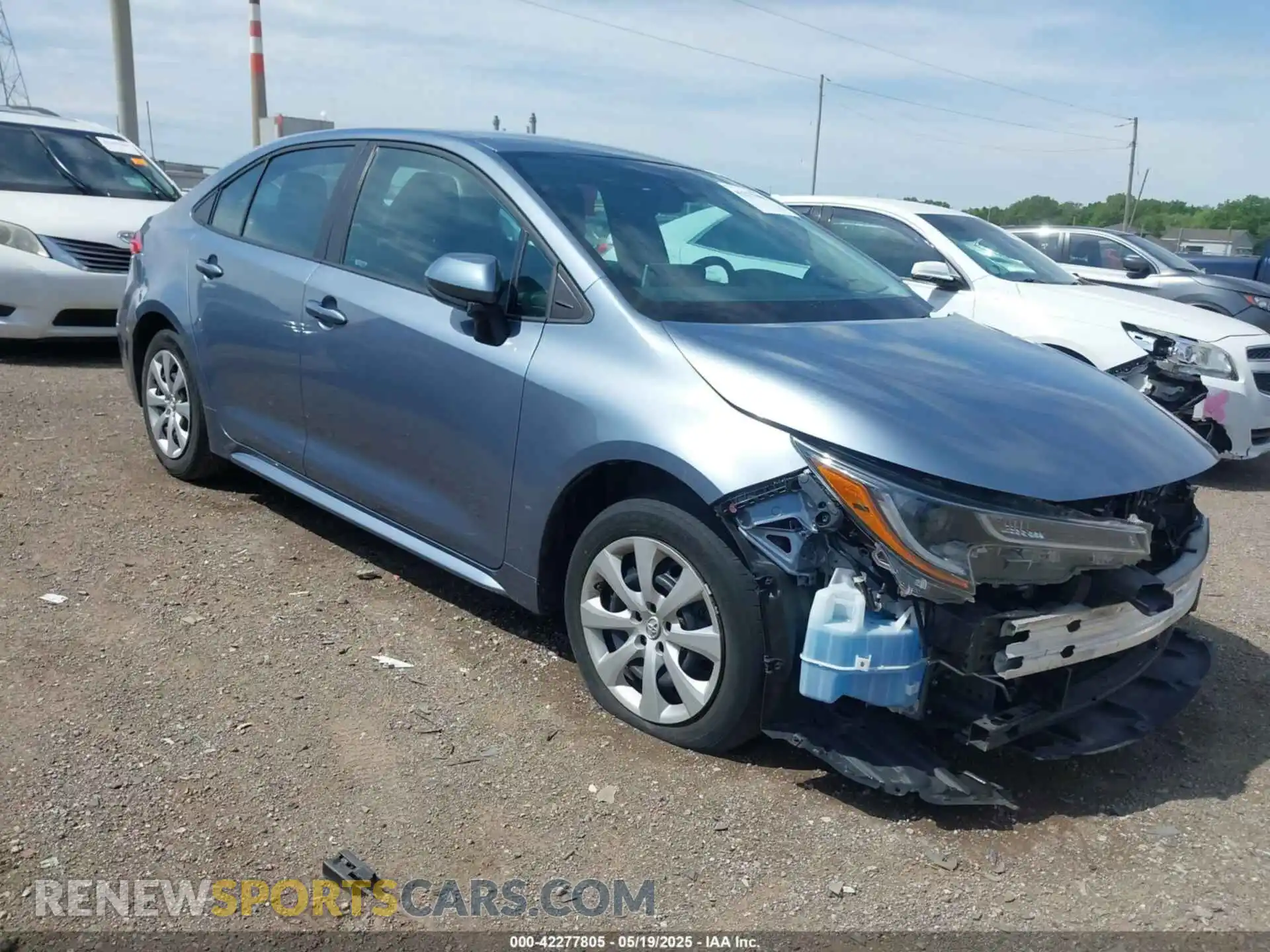 1 Photograph of a damaged car 5YFEPMAE0MP243273 TOYOTA COROLLA 2021