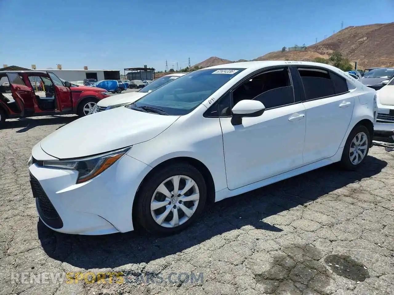 1 Photograph of a damaged car 5YFEPMAE0MP247727 TOYOTA COROLLA 2021