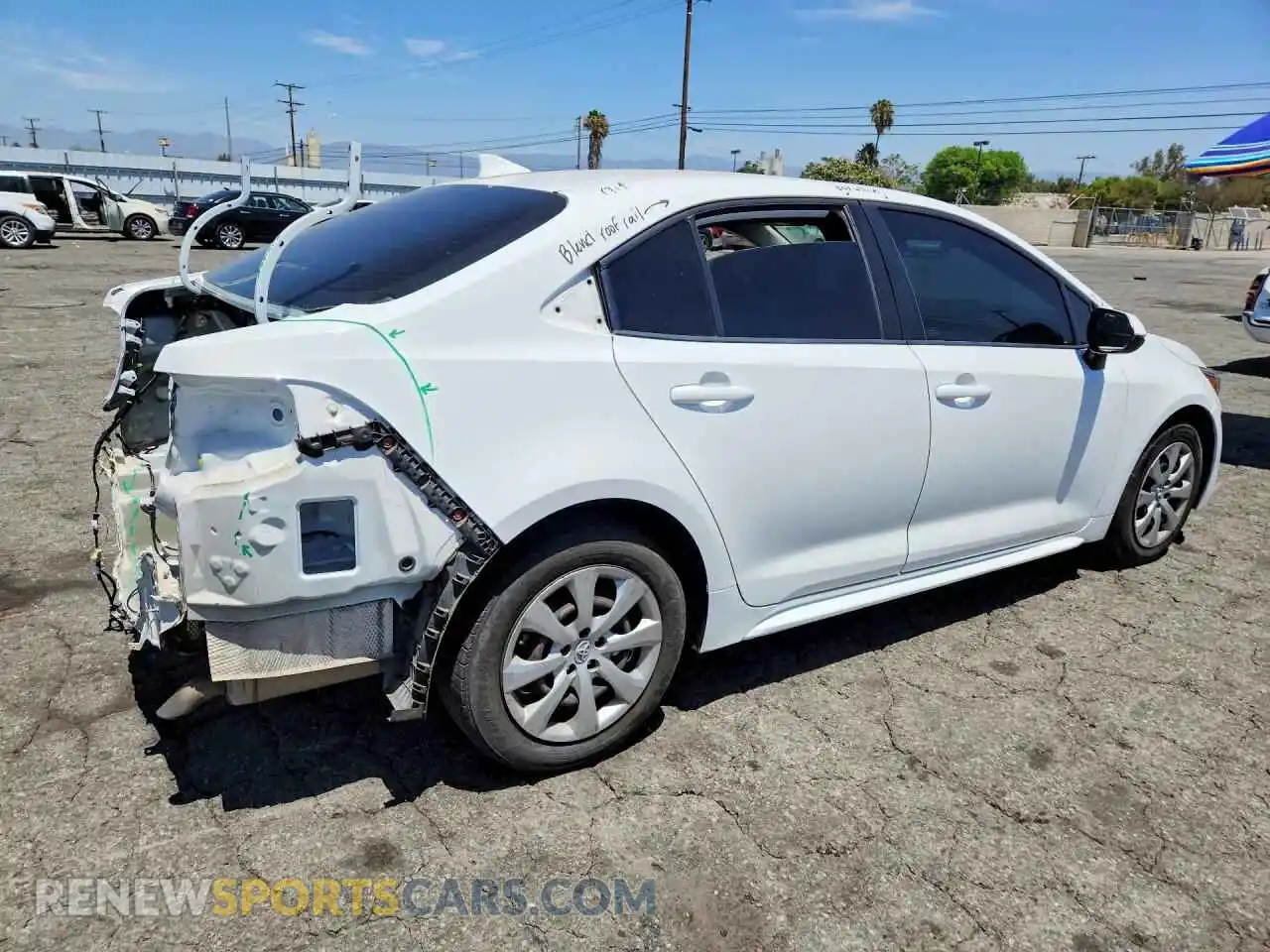 3 Photograph of a damaged car 5YFEPMAE0MP247727 TOYOTA COROLLA 2021