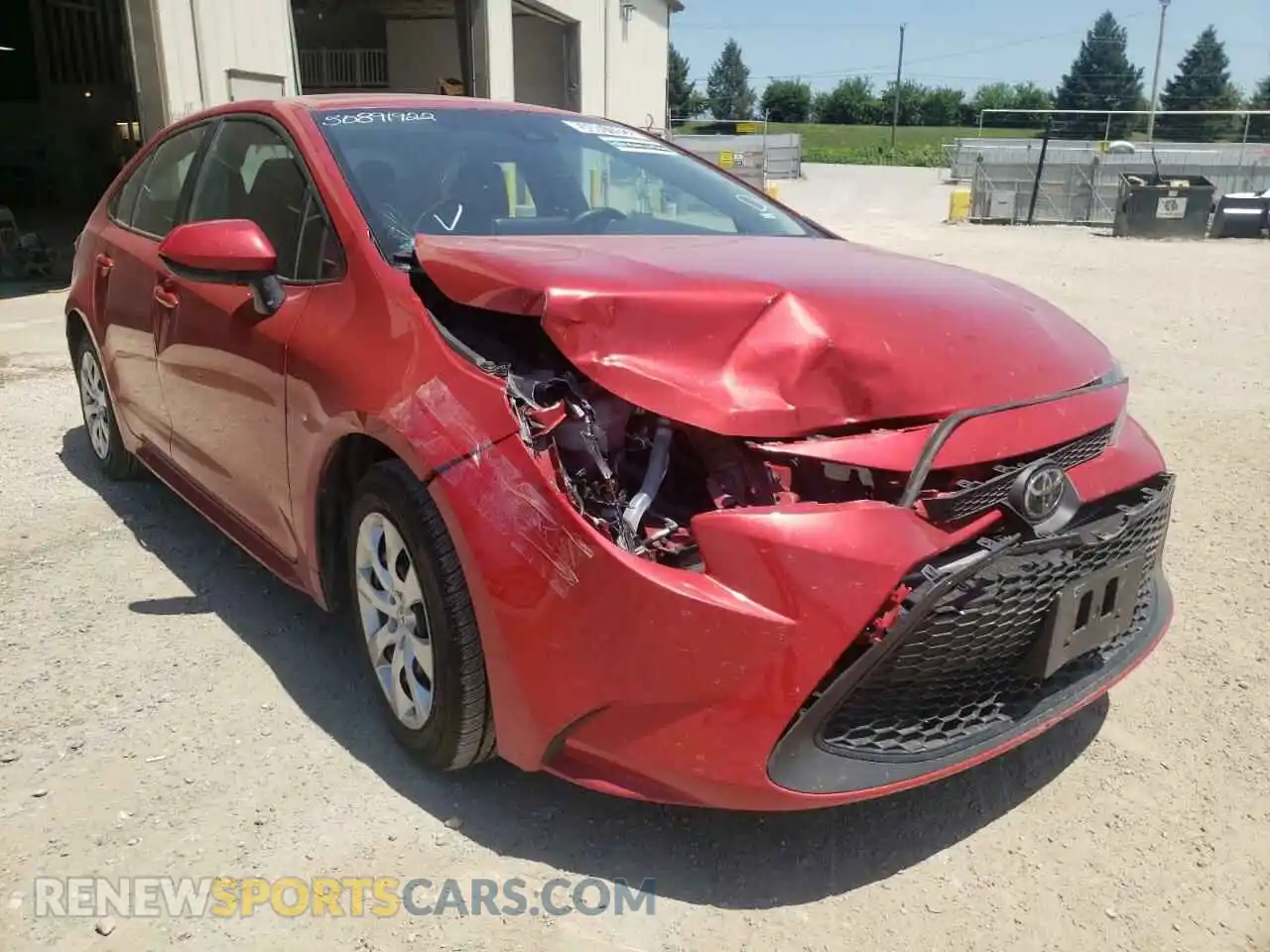 1 Photograph of a damaged car 5YFEPMAE0MP248182 TOYOTA COROLLA 2021