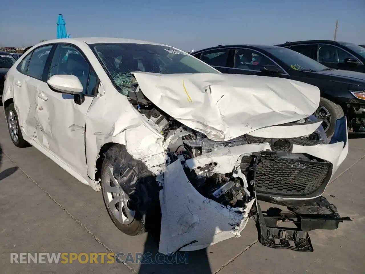 1 Photograph of a damaged car 5YFEPMAE0MP248201 TOYOTA COROLLA 2021