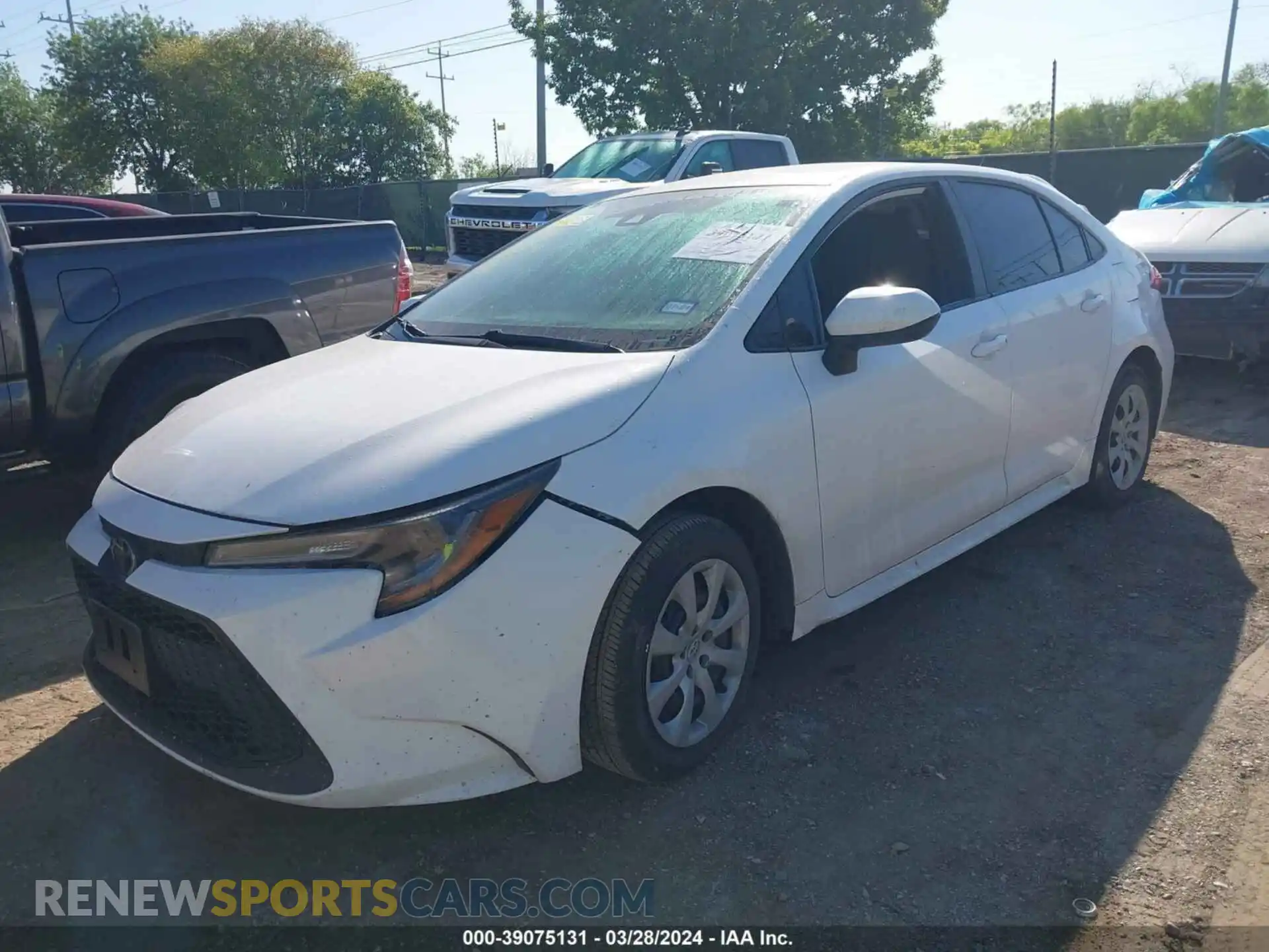 2 Photograph of a damaged car 5YFEPMAE0MP248411 TOYOTA COROLLA 2021