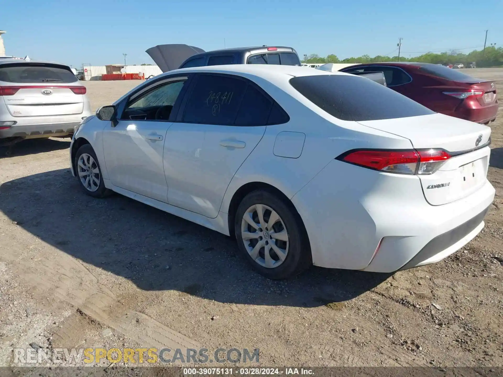3 Photograph of a damaged car 5YFEPMAE0MP248411 TOYOTA COROLLA 2021