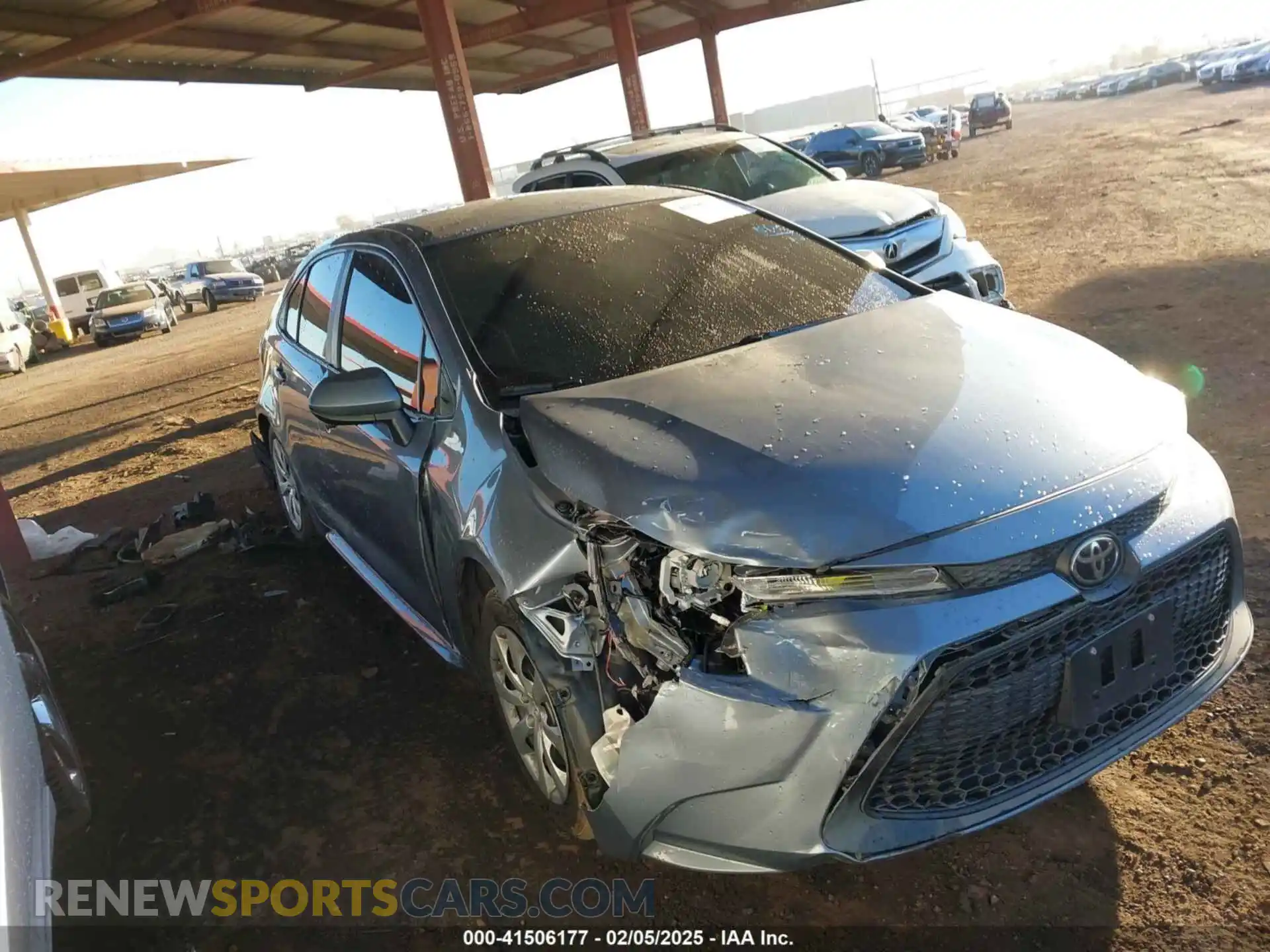 1 Photograph of a damaged car 5YFEPMAE0MP248506 TOYOTA COROLLA 2021