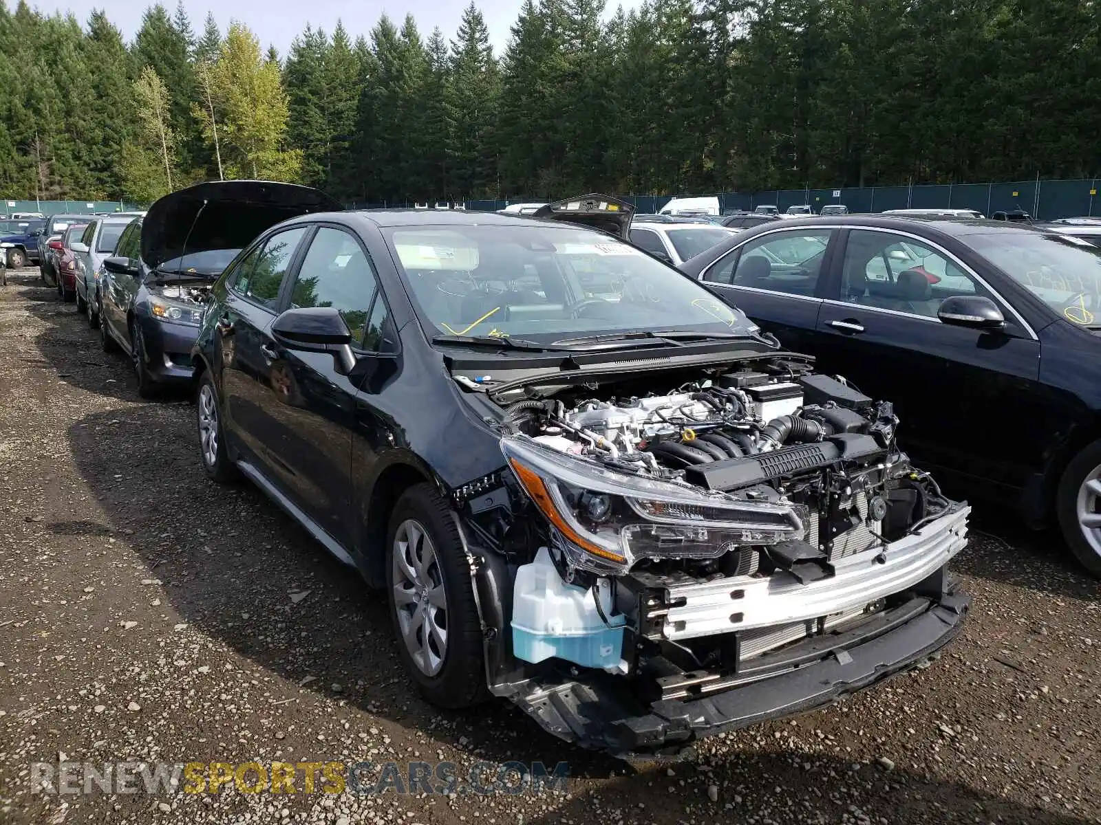 1 Photograph of a damaged car 5YFEPMAE0MP249168 TOYOTA COROLLA 2021
