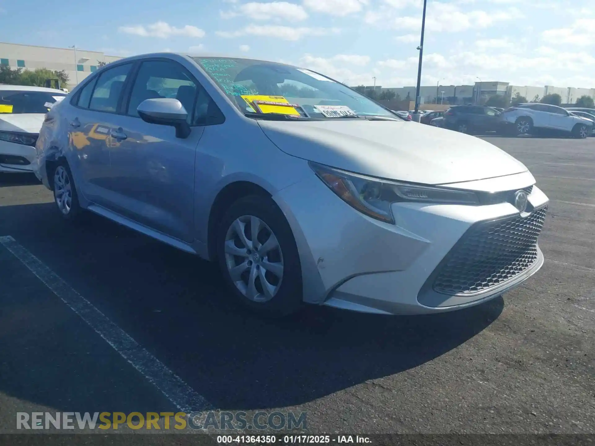 1 Photograph of a damaged car 5YFEPMAE0MP250711 TOYOTA COROLLA 2021