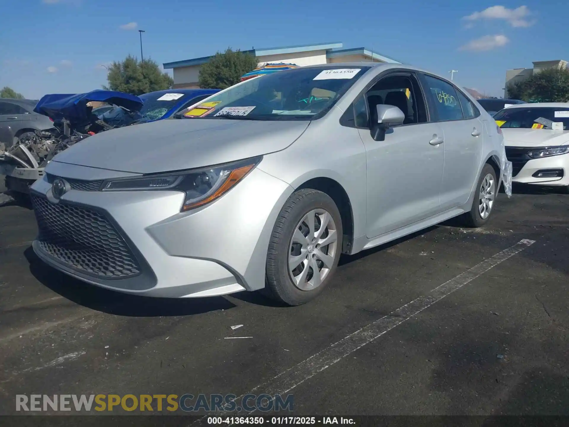 2 Photograph of a damaged car 5YFEPMAE0MP250711 TOYOTA COROLLA 2021
