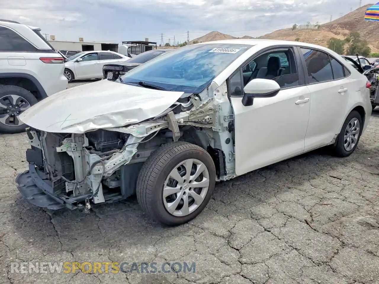 1 Photograph of a damaged car 5YFEPMAE0MP251177 TOYOTA COROLLA 2021