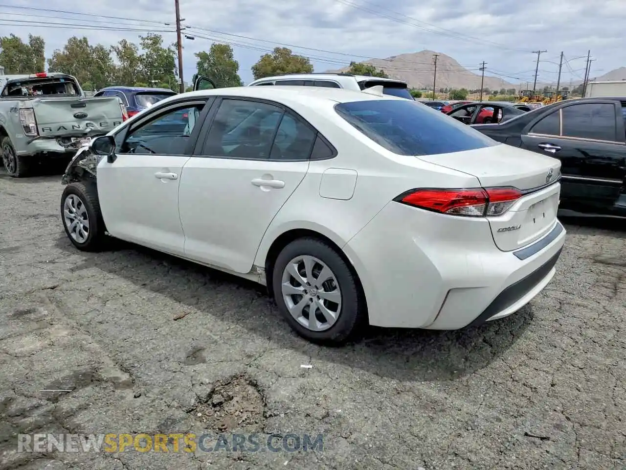2 Photograph of a damaged car 5YFEPMAE0MP251177 TOYOTA COROLLA 2021