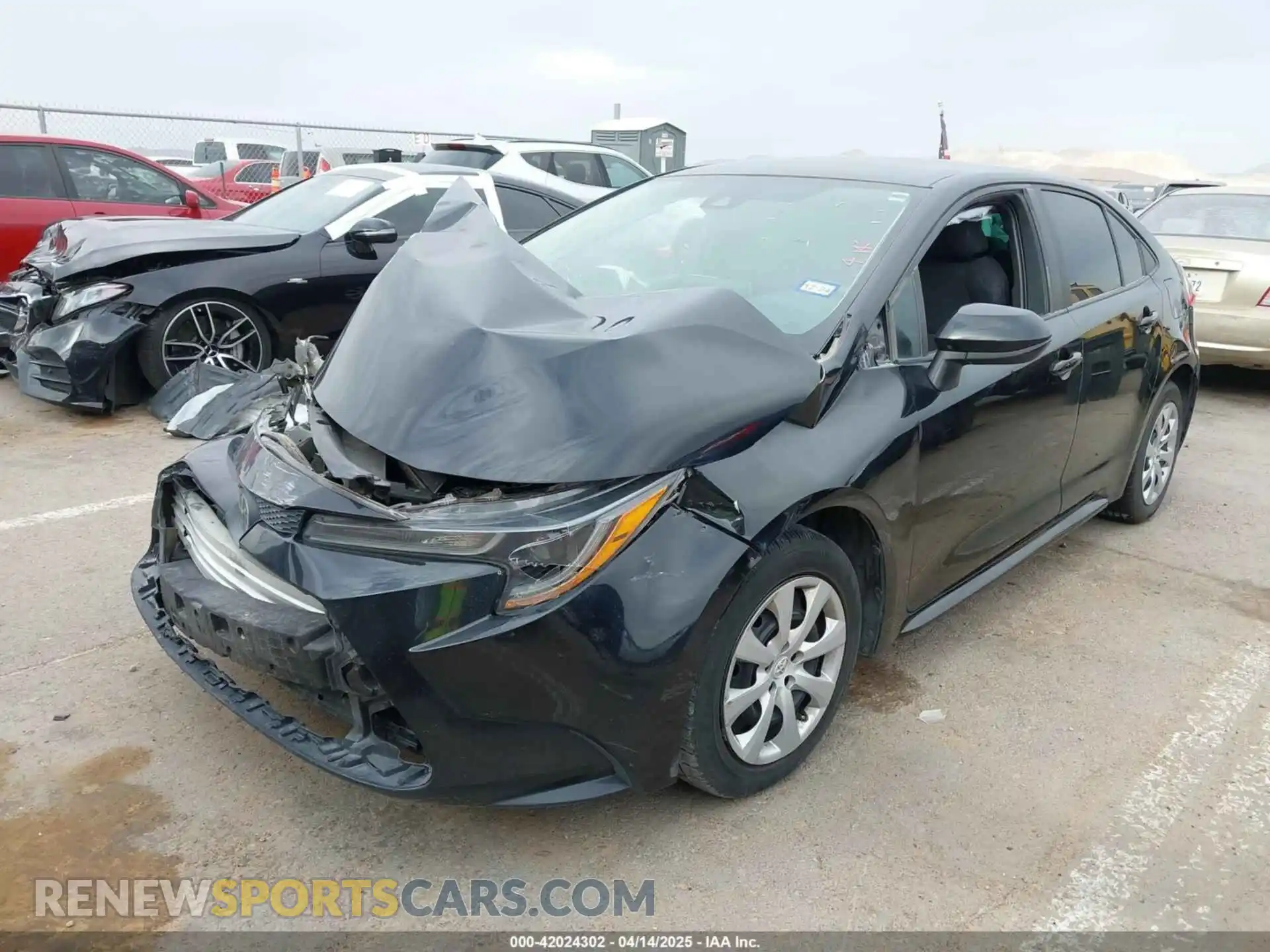 2 Photograph of a damaged car 5YFEPMAE0MP253723 TOYOTA COROLLA 2021