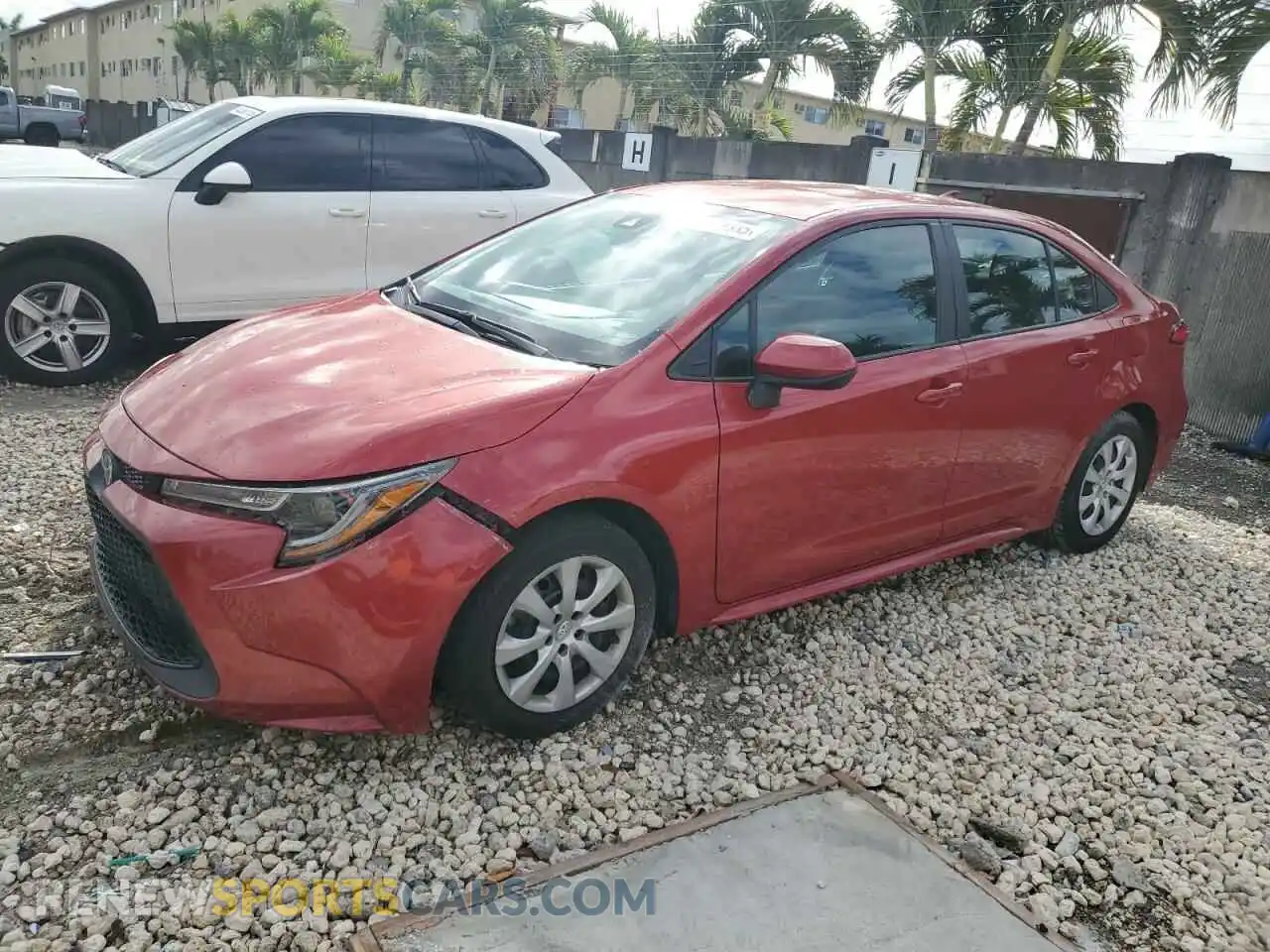 1 Photograph of a damaged car 5YFEPMAE0MP256959 TOYOTA COROLLA 2021
